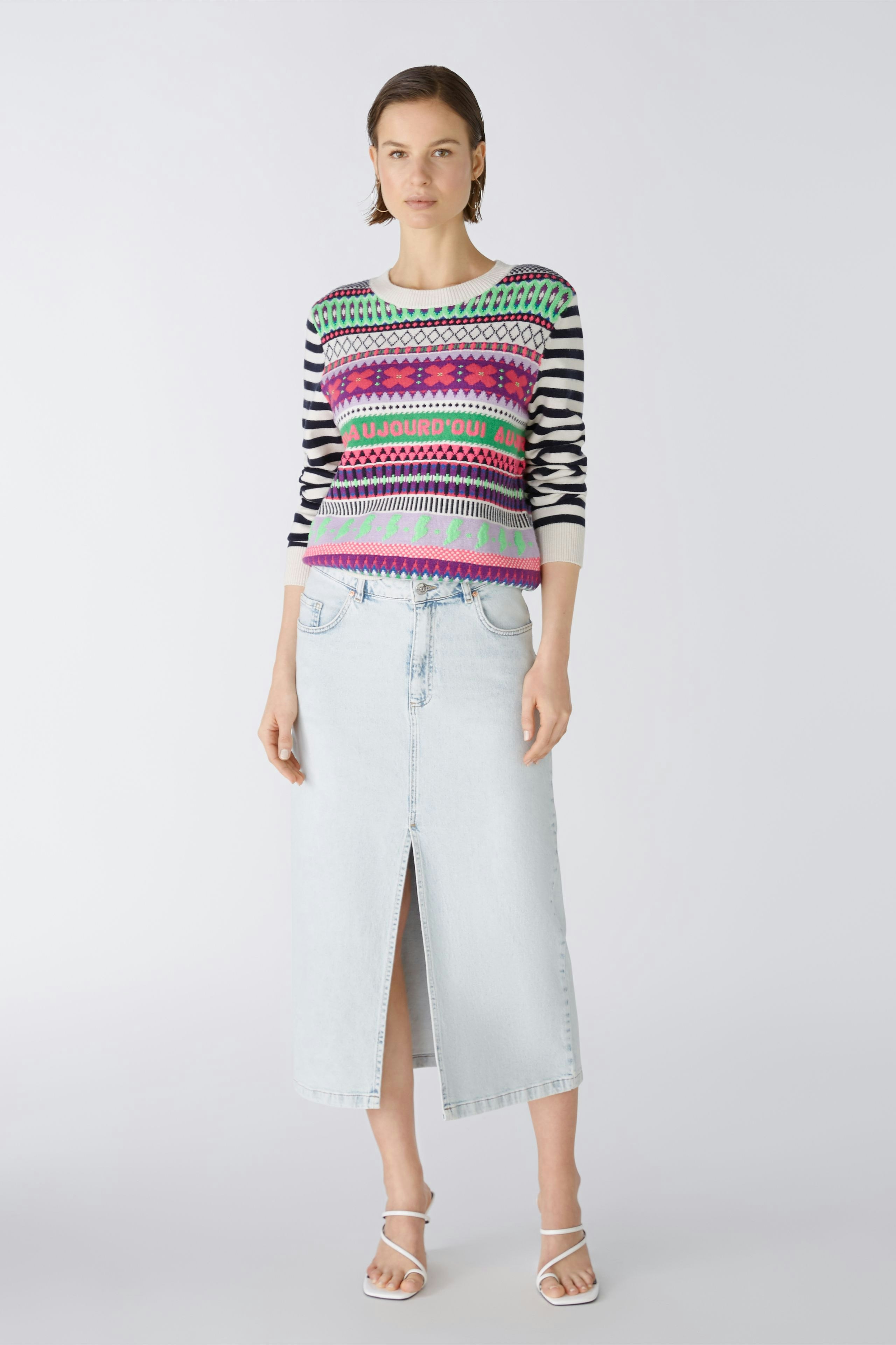 Bild 1 von Pullover - lilac green in lilac green | Oui