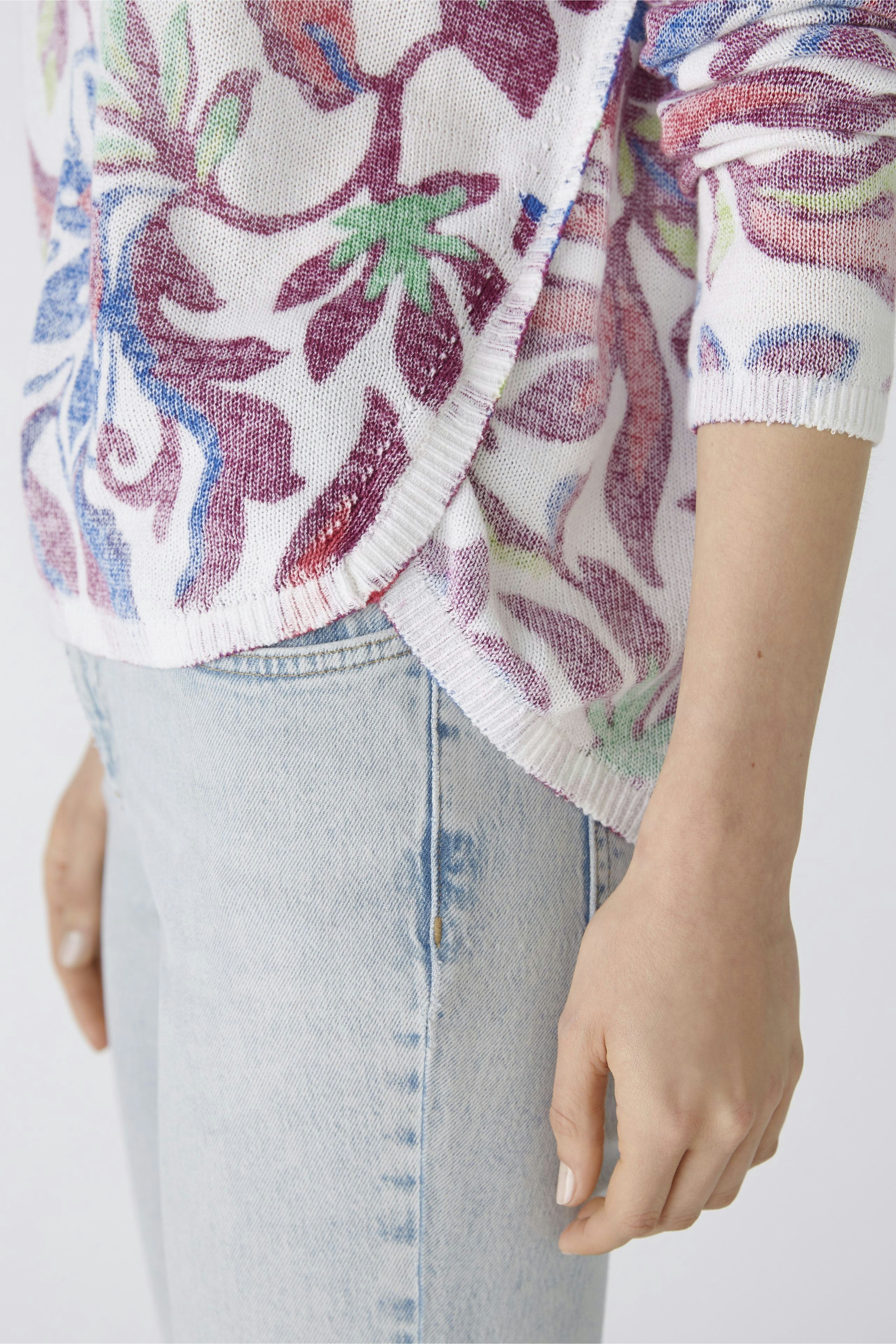 Bild 4 von Pullover - lilac white in lilac white | Oui