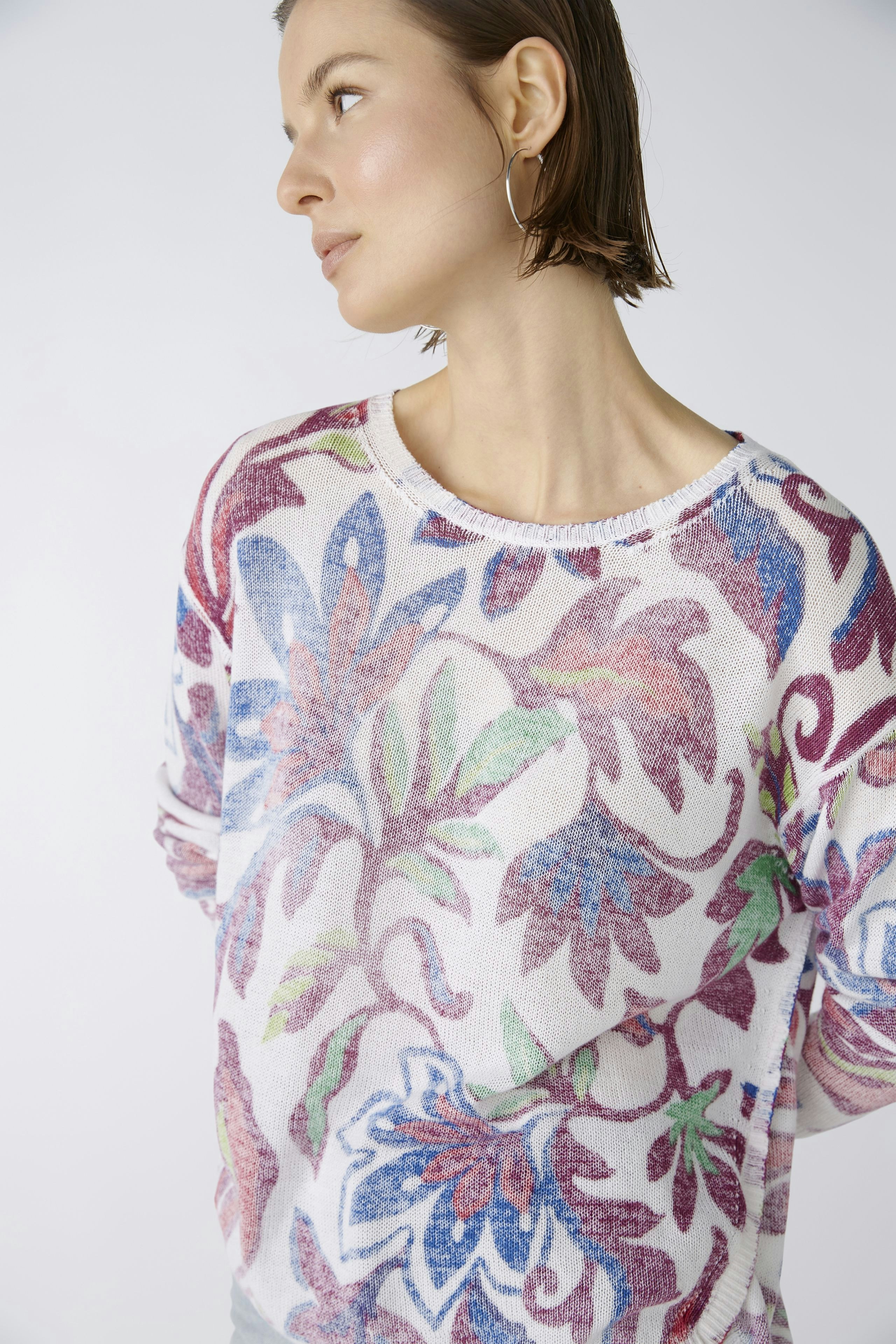 Bild 6 von Pullover - lilac white in lilac white | Oui