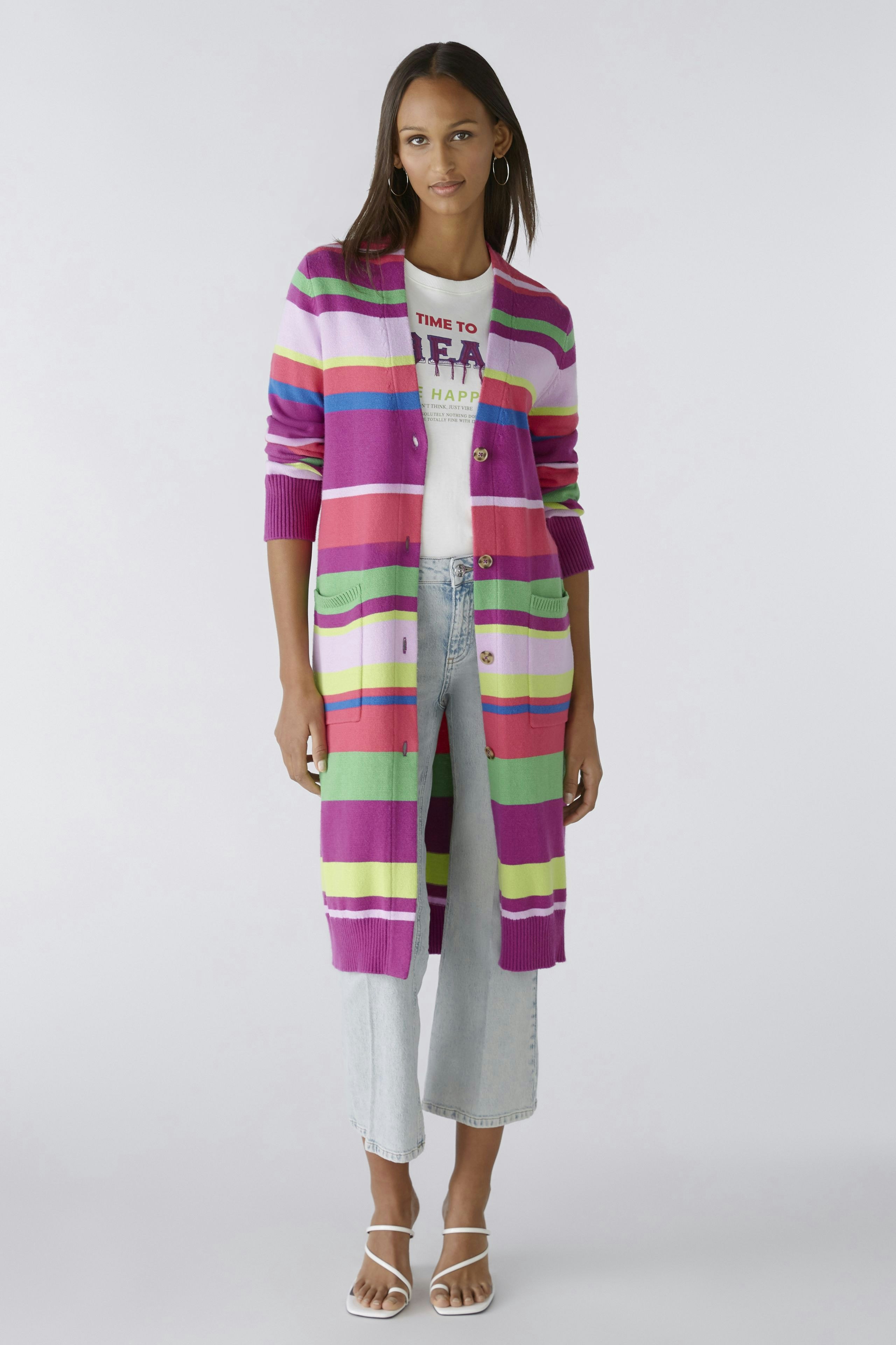 Bild 1 von Knitted coat - lilac green in lilac green | Oui