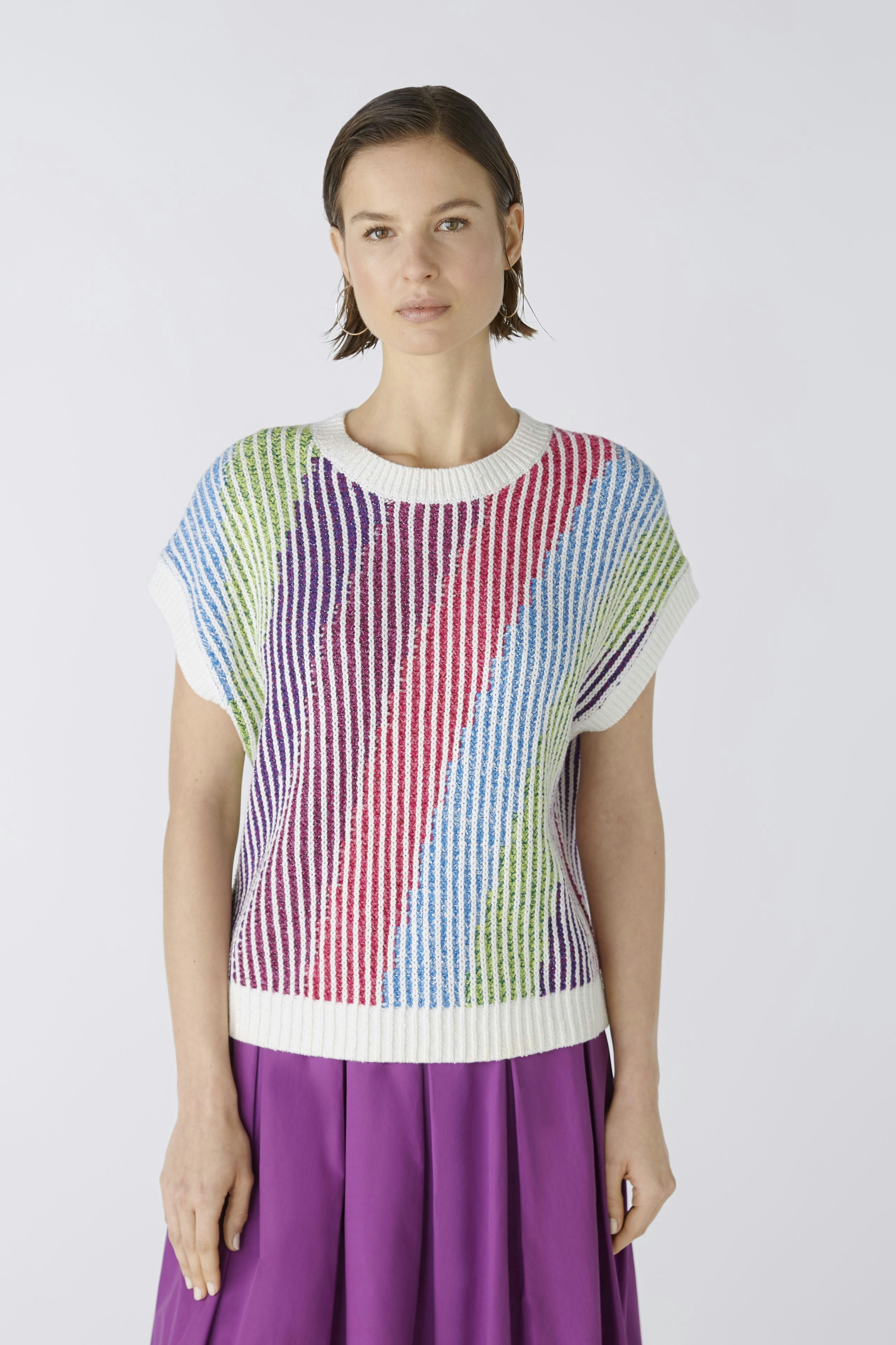 Bild 1 von Pullover - lilac white in lilac white | Oui