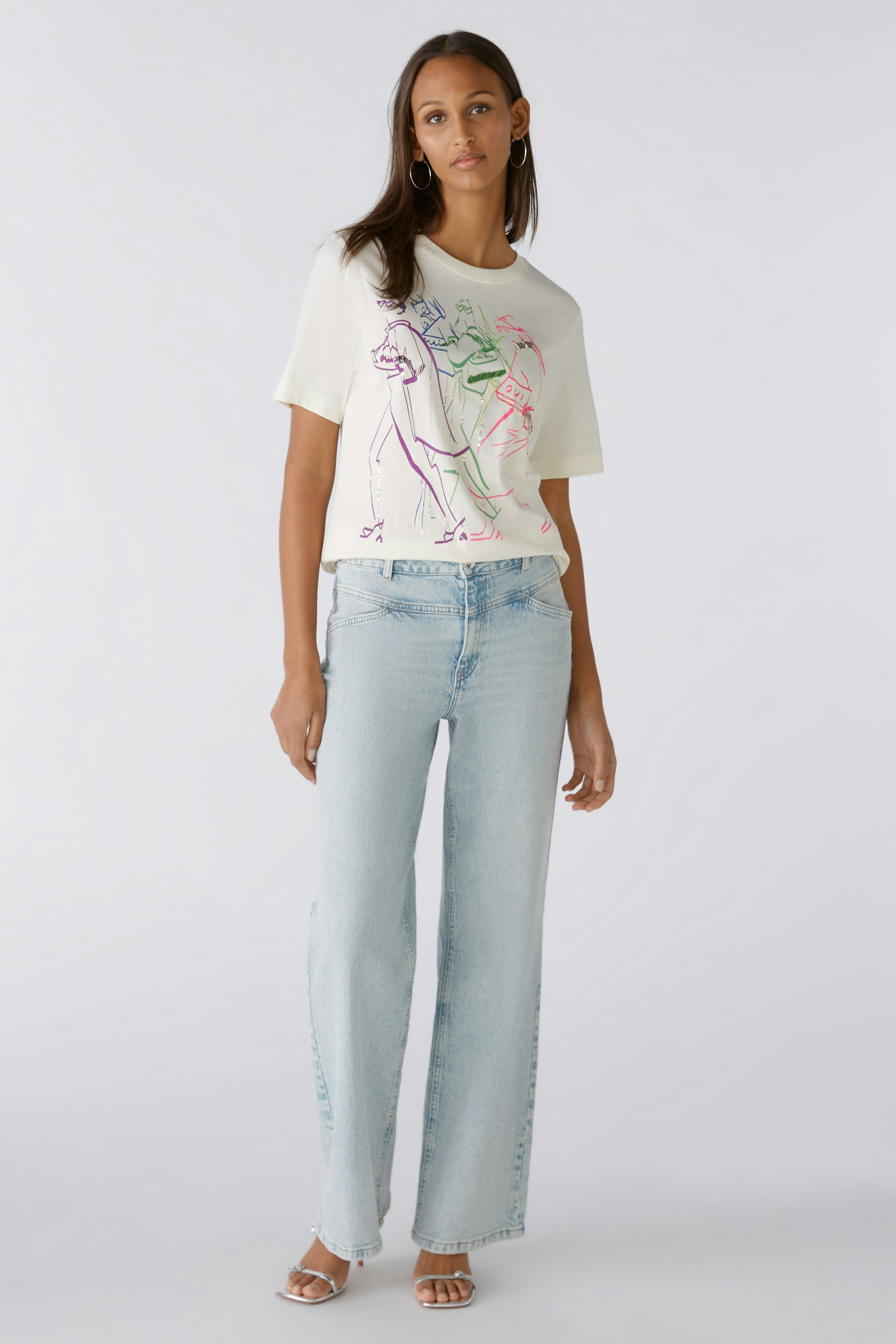 Bild 1 von T-shirt - offwhite red in offwhite red | Oui