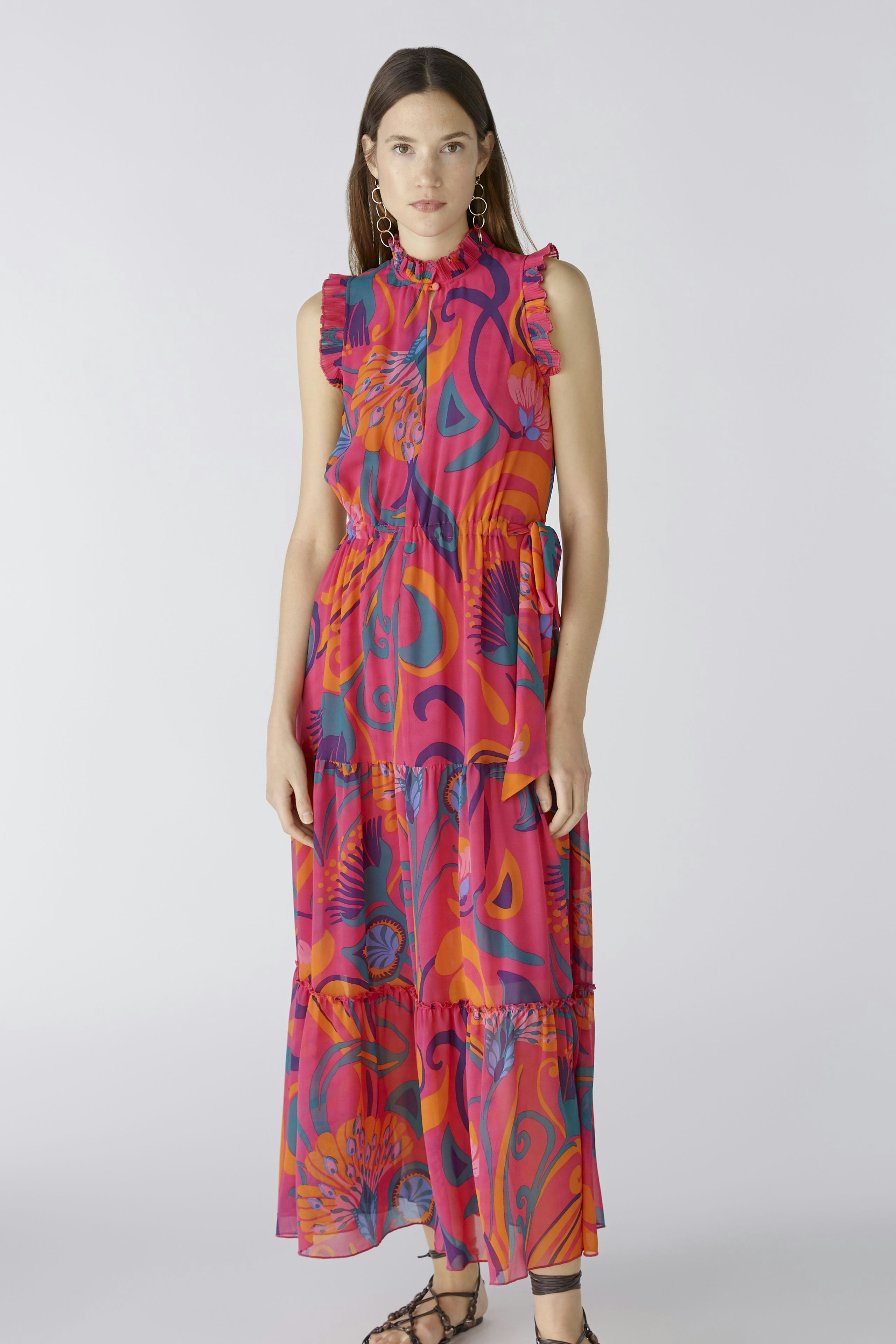 Bild 3 von Maxi dress - pink orange in pink orange | Oui