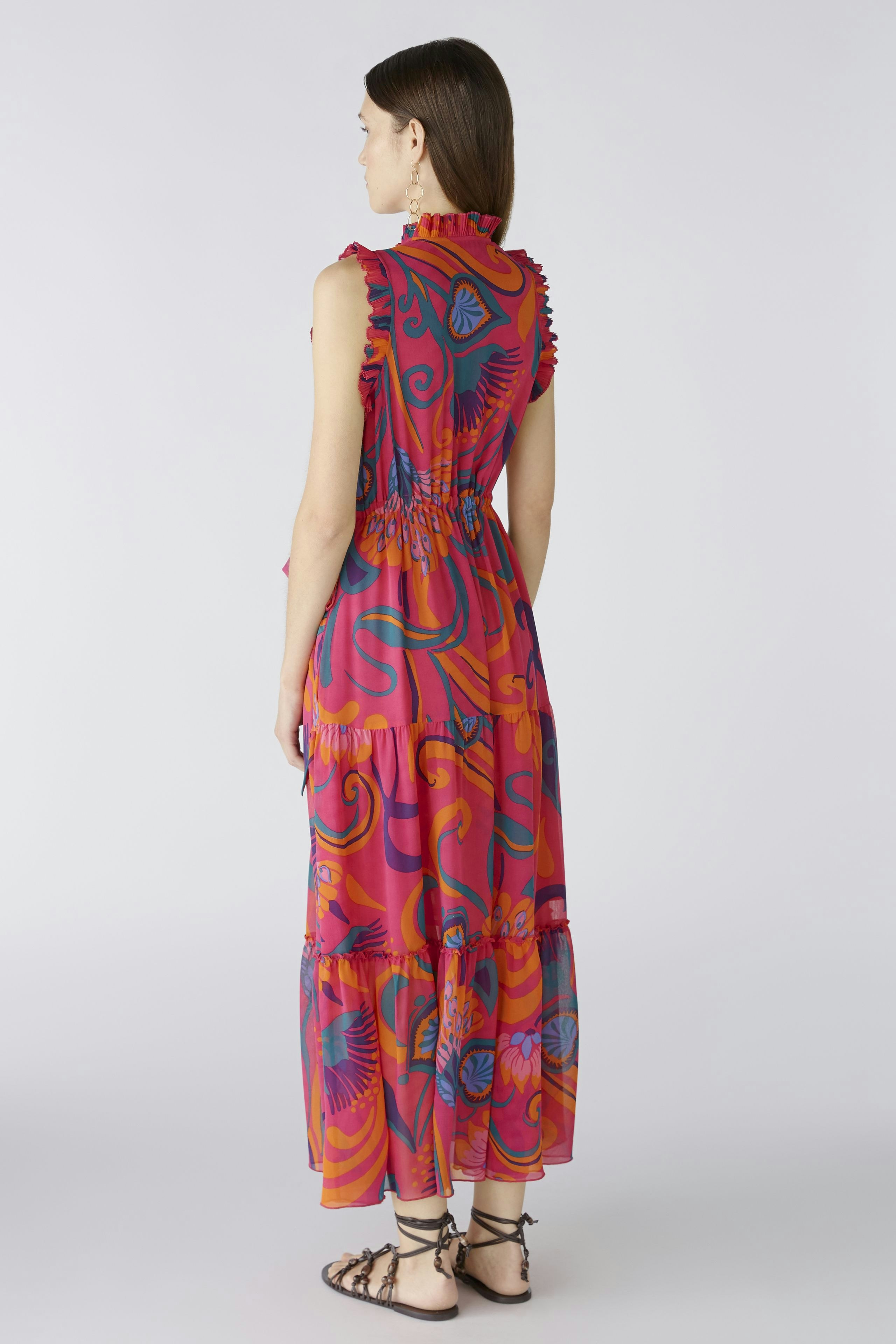 Bild 4 von Maxi dress - pink orange in pink orange | Oui