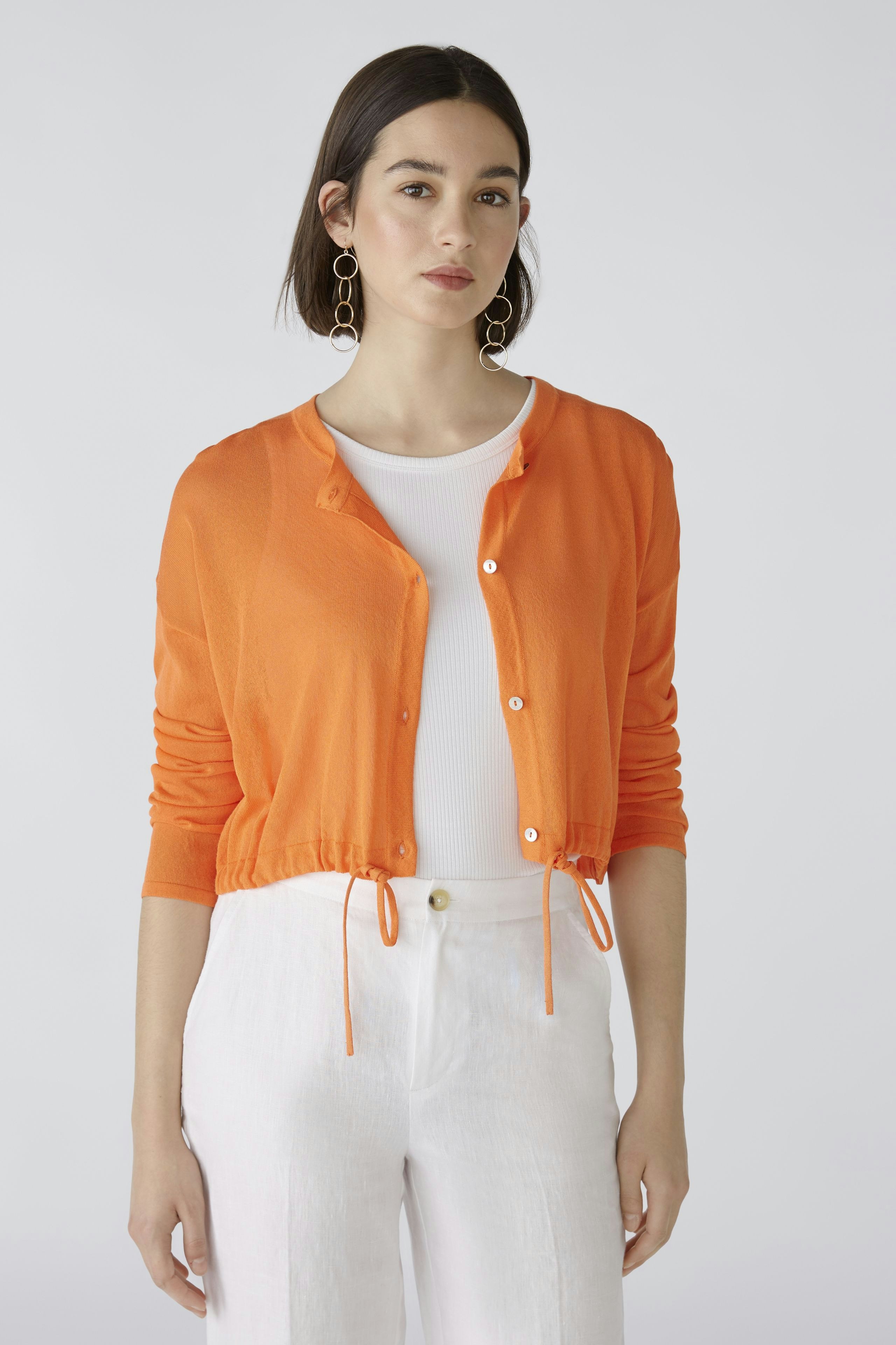 Bild 2 von Strickjacke - vermillion orange in vermillion orange | Oui