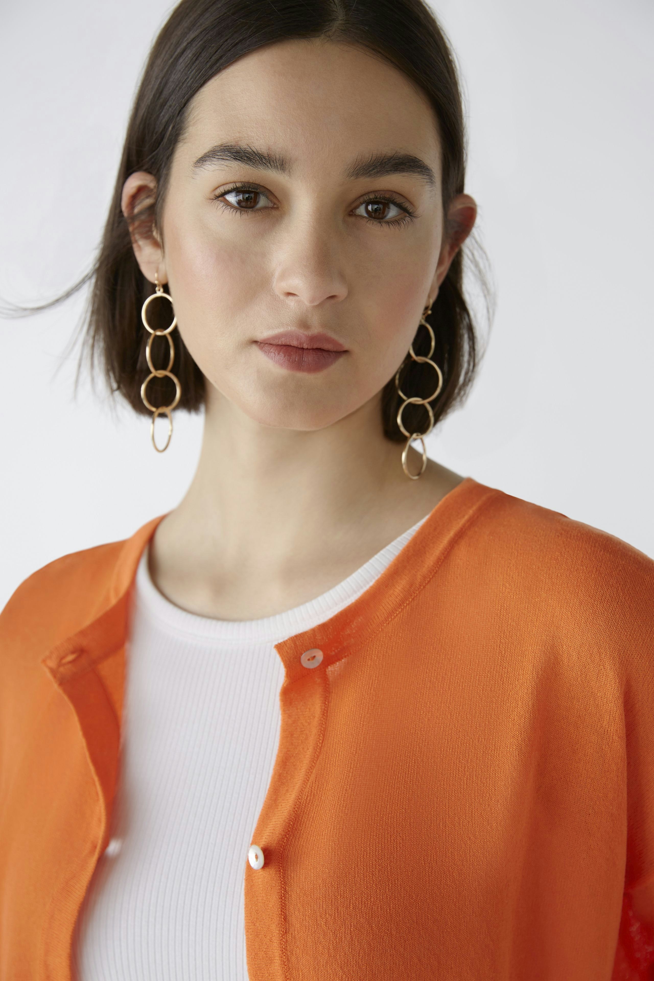 Bild 4 von Strickjacke - vermillion orange in vermillion orange | Oui