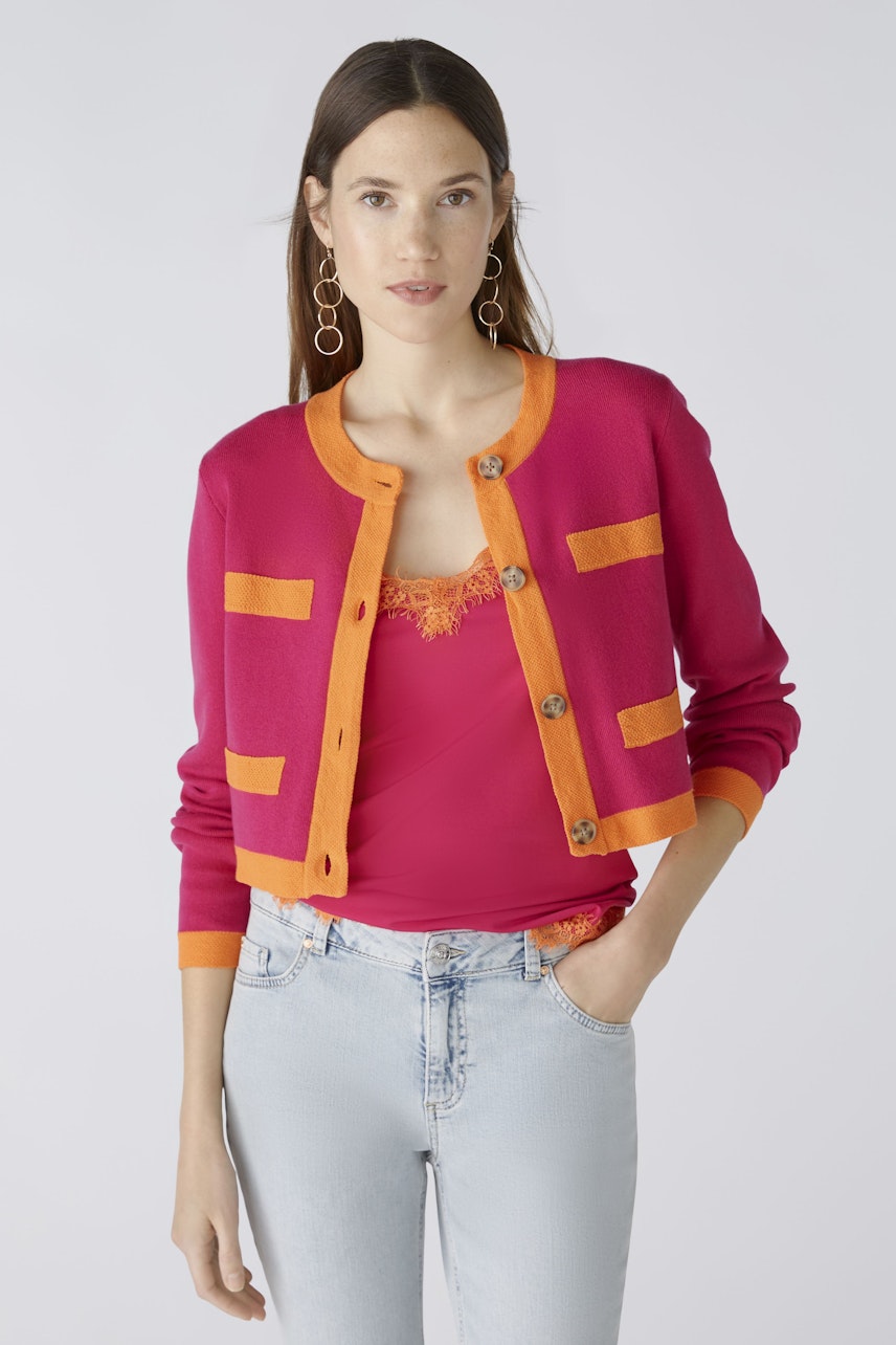 Bild 1 von Strickjacke - pink orange in pink orange | Oui