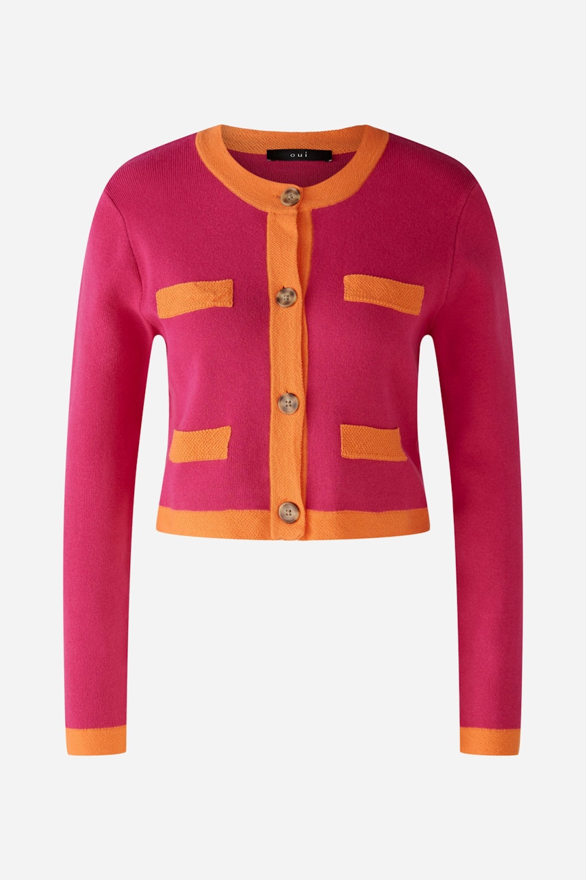 Bild 7 von Strickjacke - pink orange in pink orange | Oui