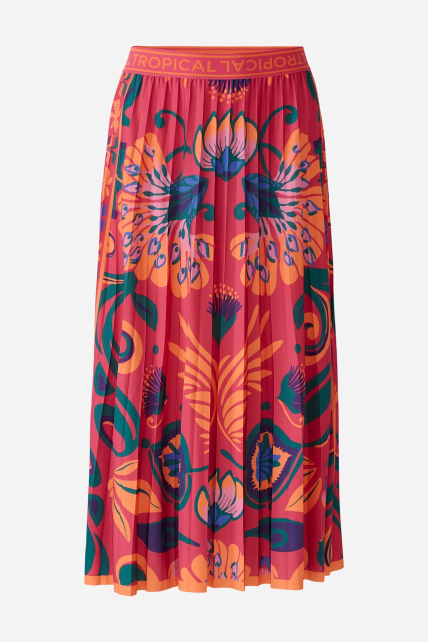 Bild 6 von Midi skirt - pink orange in pink orange | Oui