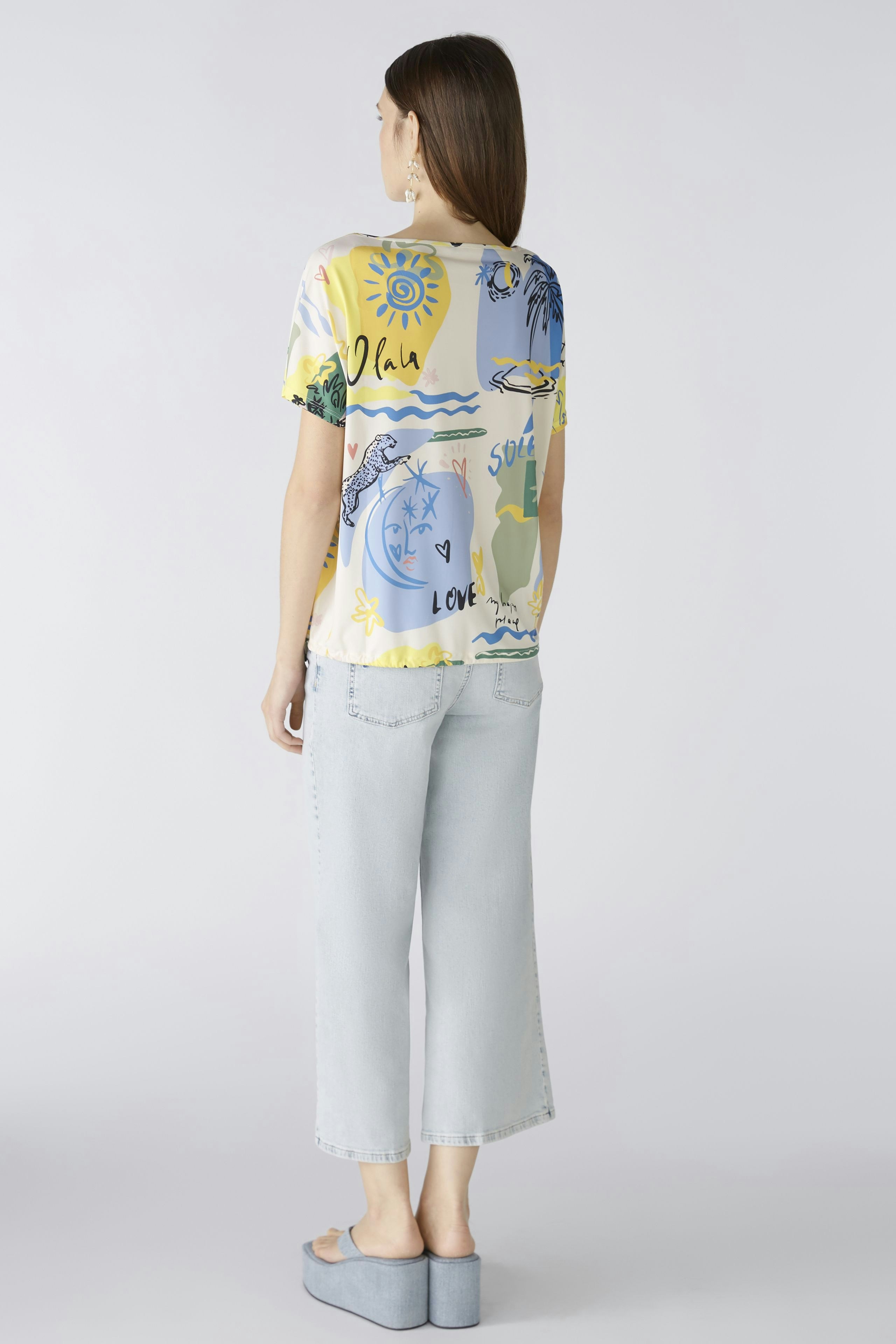 Bild 4 von Blouse - yellow blue in yellow blue | Oui