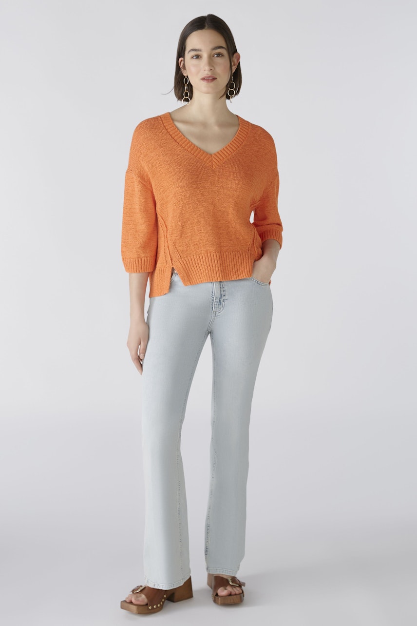 Bild 2 von Pullover - vermillion orange in vermillion orange | Oui