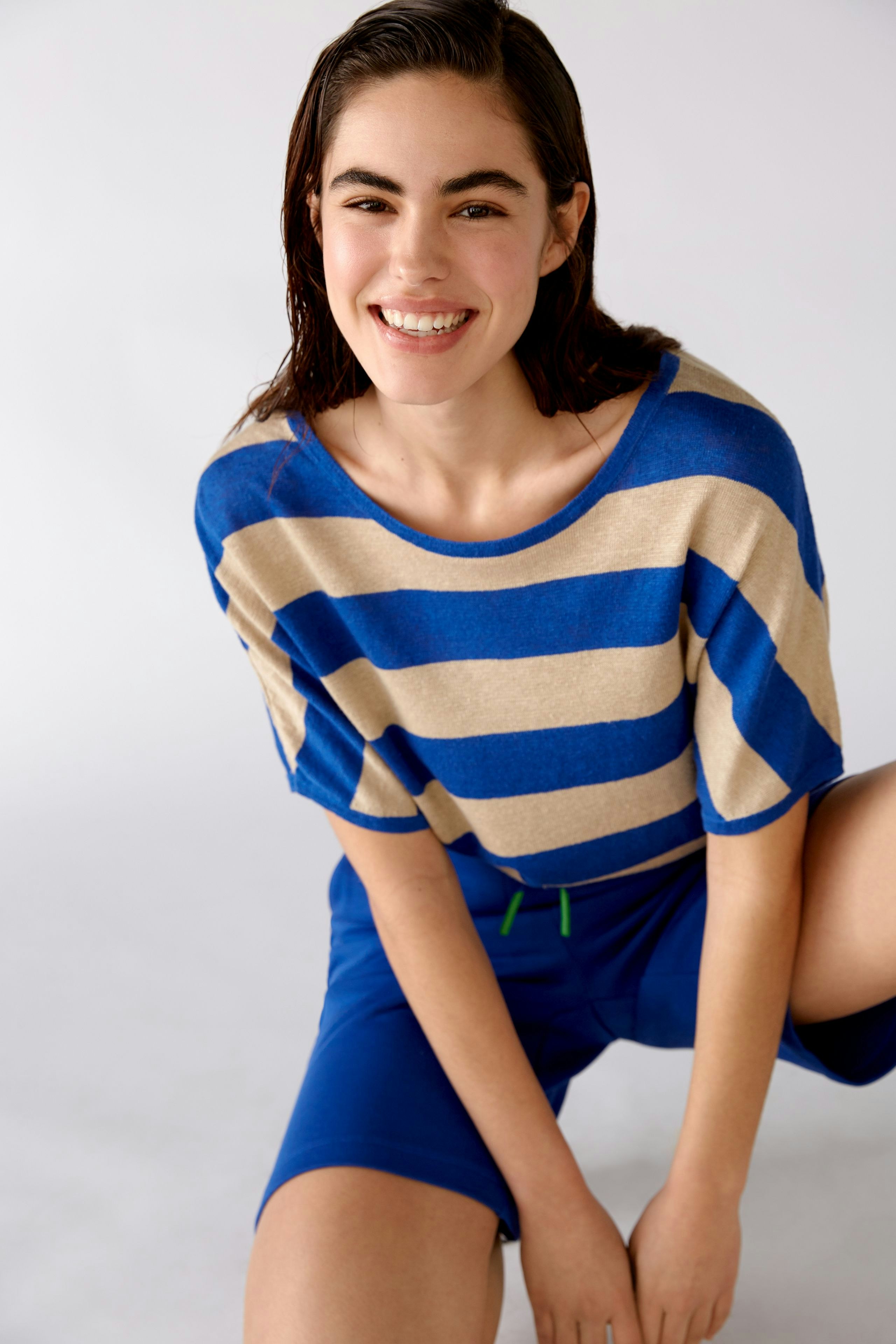 Bild 1 von Linen Pullover - blue stone in blue stone | Oui