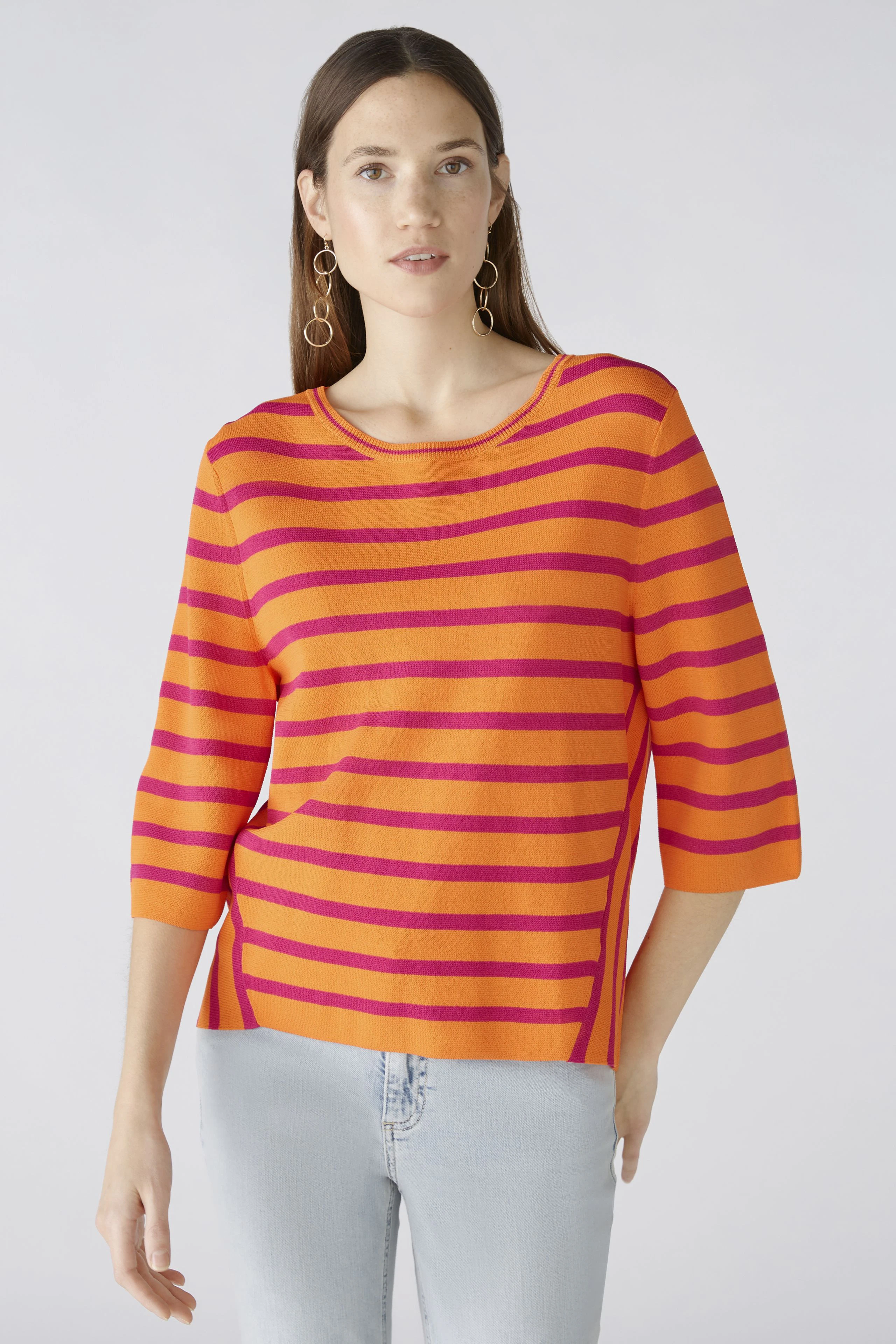 Image 3 of pullover - orange red in orange red | Oui