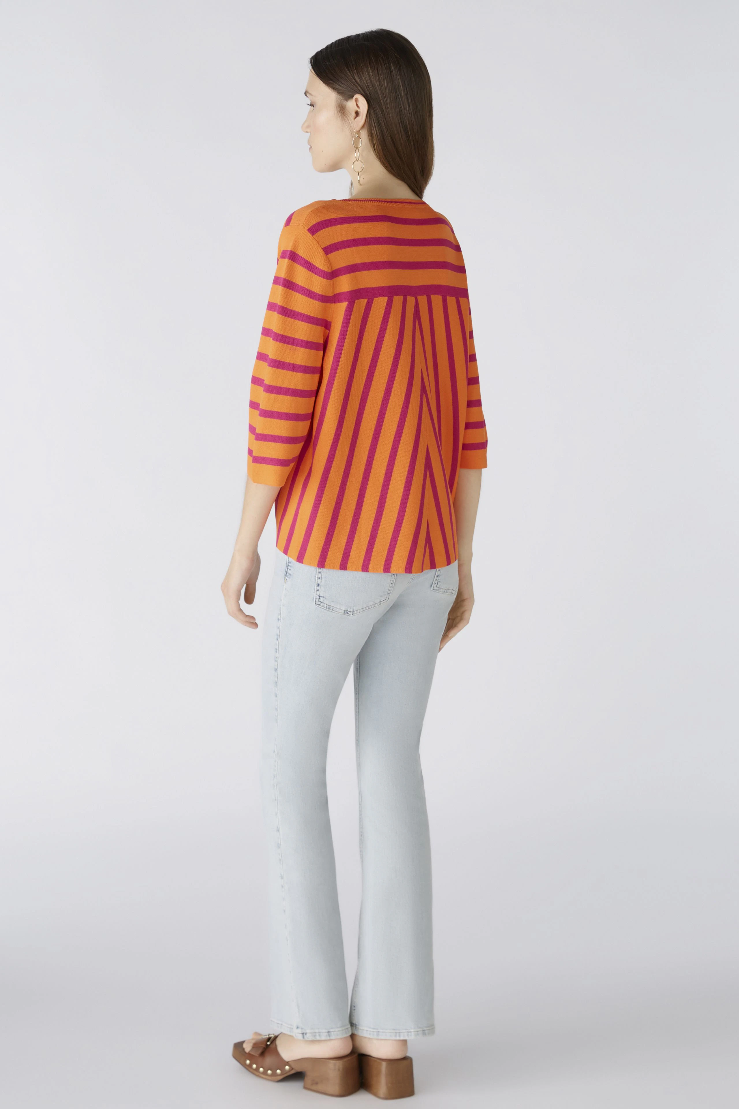 Image 4 of pullover - orange red in orange red | Oui
