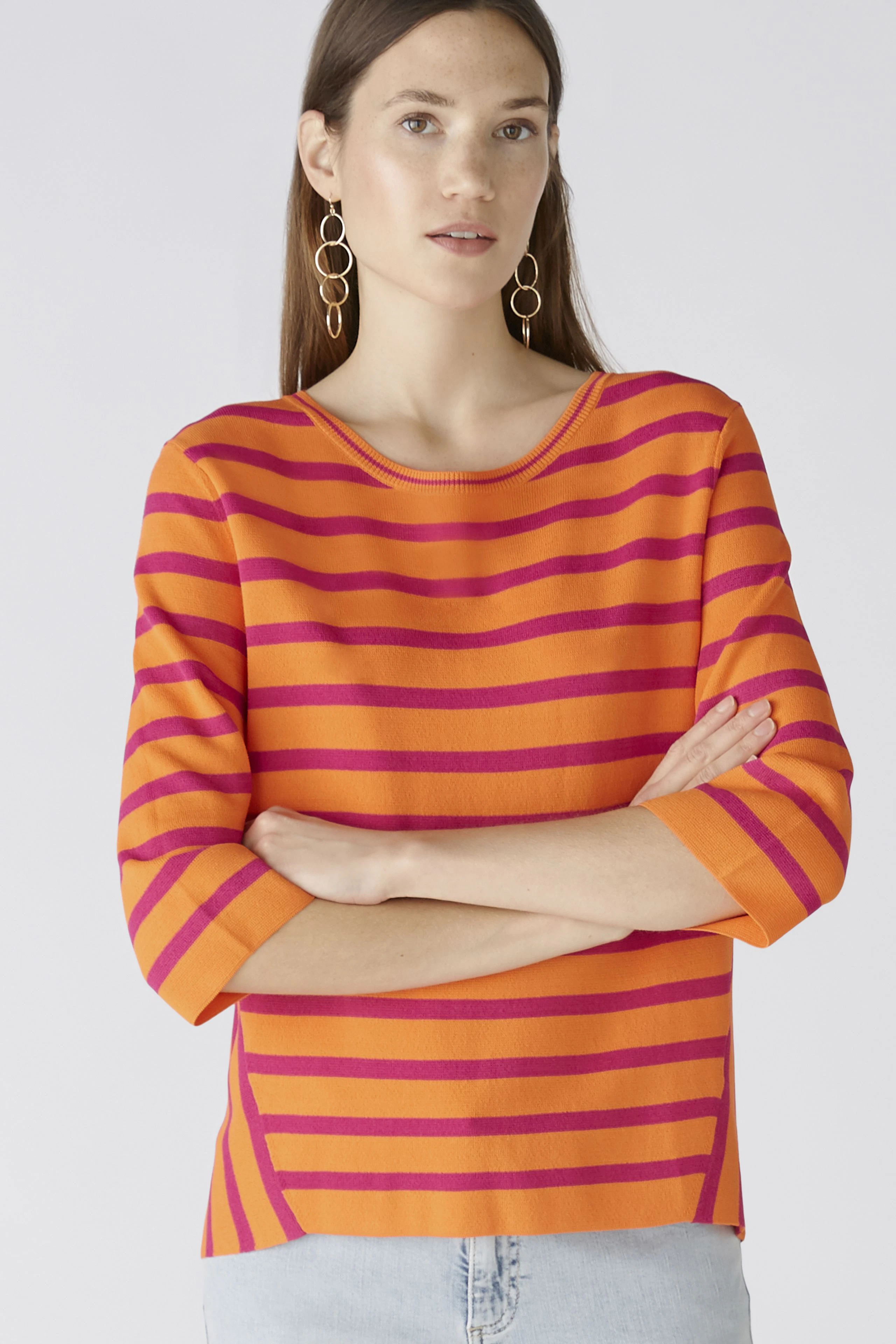 Image 6 of pullover - orange red in orange red | Oui
