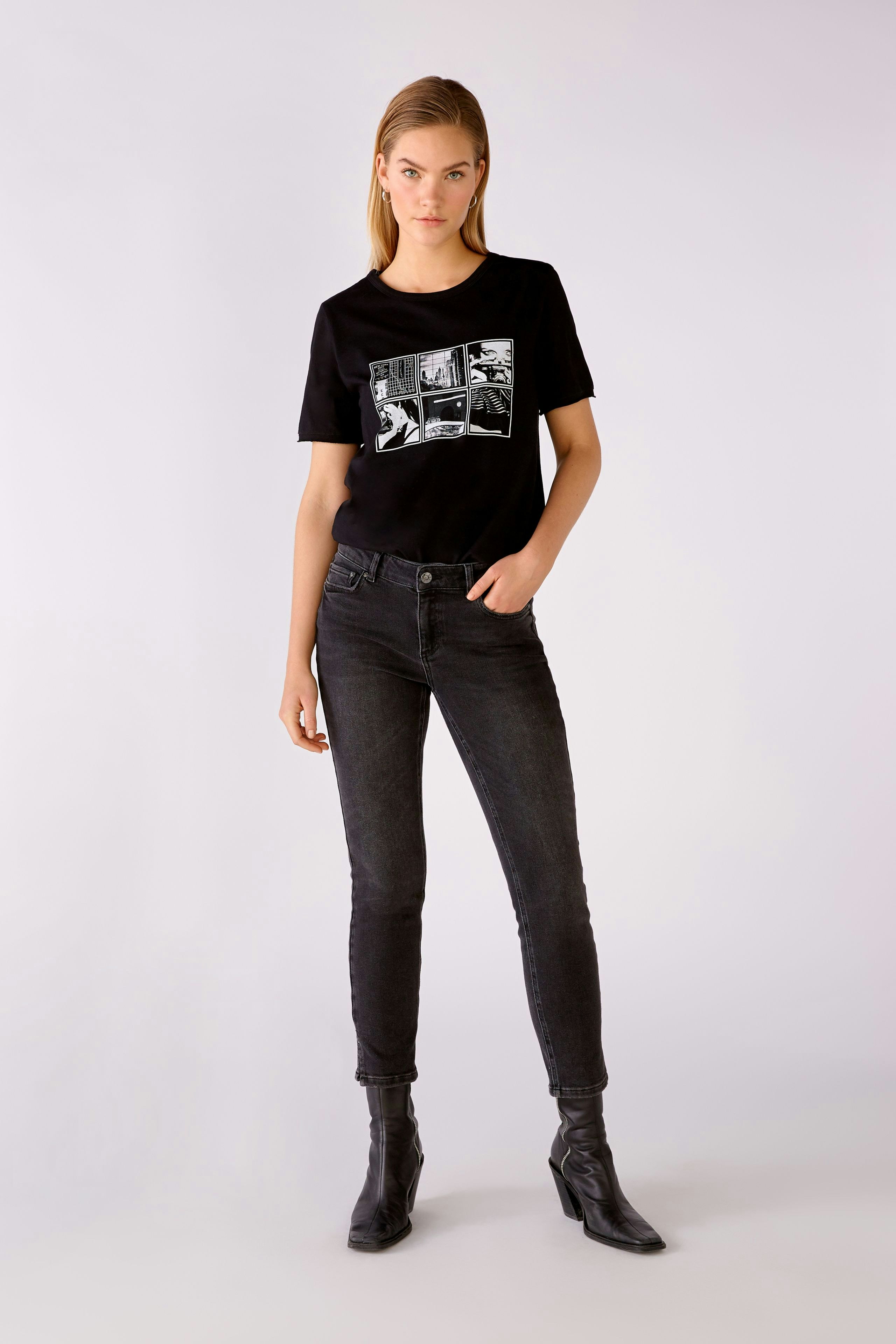 Bild 2 von T-shirt - black in black | Oui