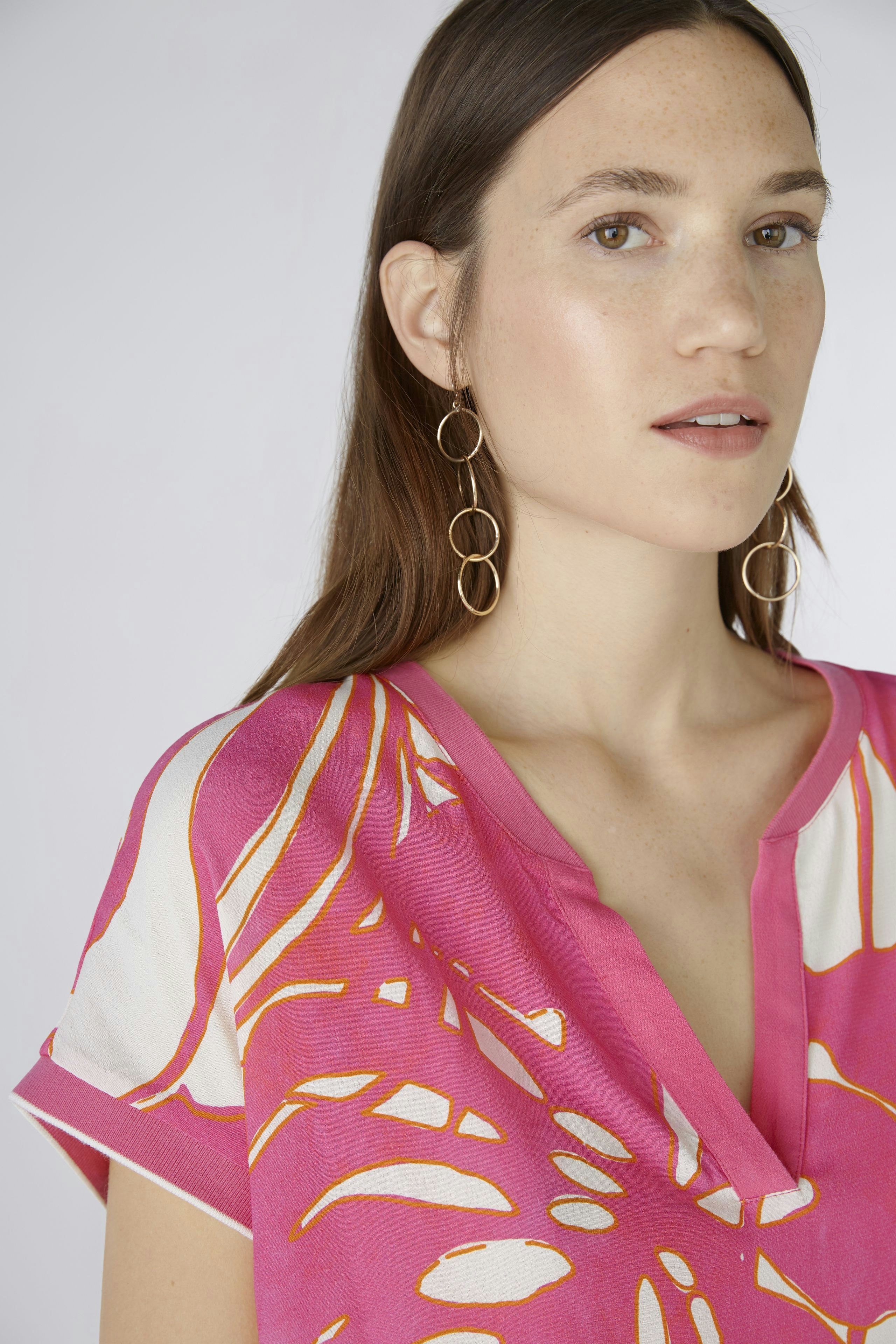 Bild 1 von Blouse shirt - pink white in pink white | Oui