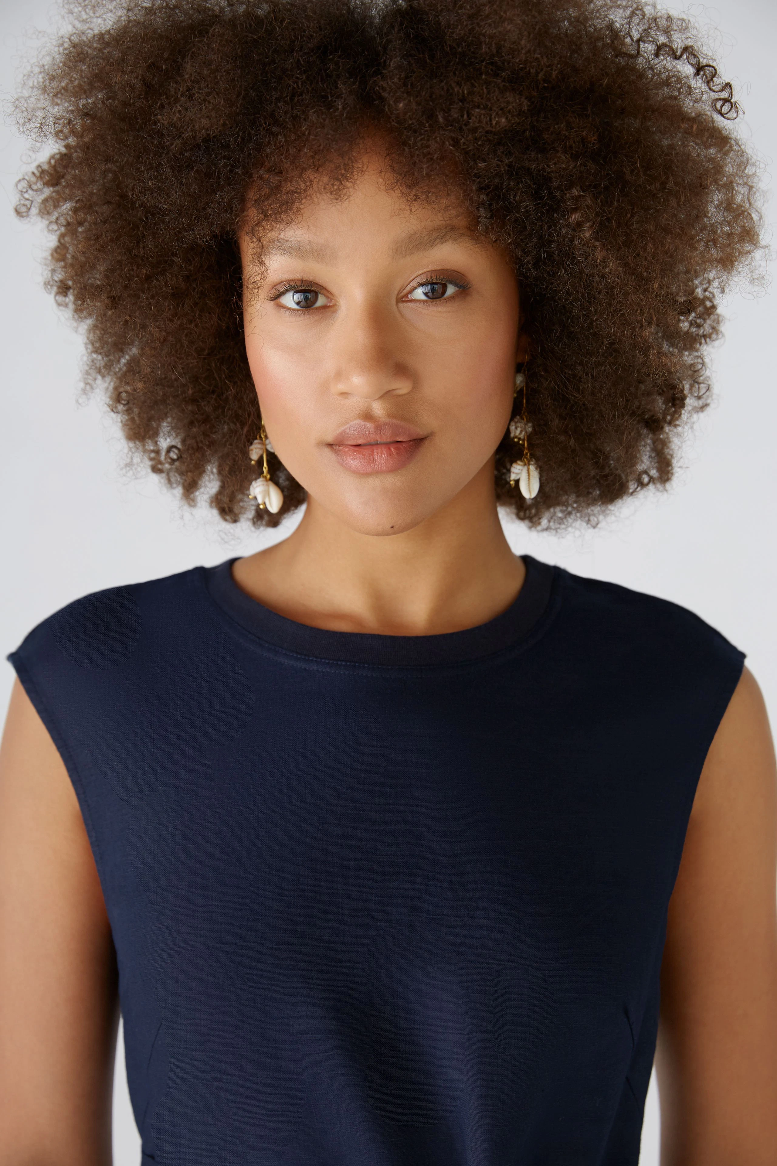 Image 4 of Midi dress - darkblue in darkblue | Oui