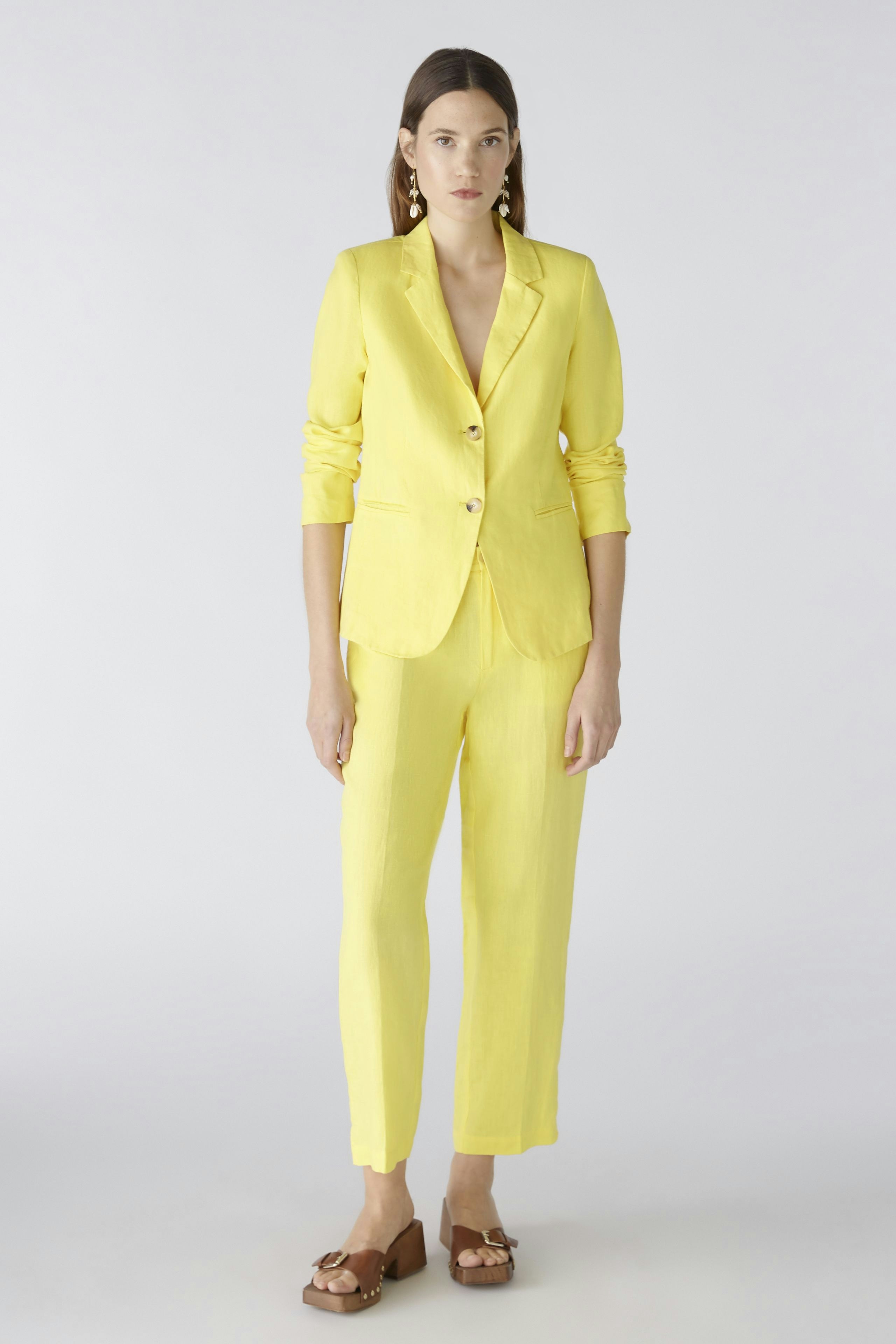 Bild 1 von Linen trousers - yellow in yellow | Oui