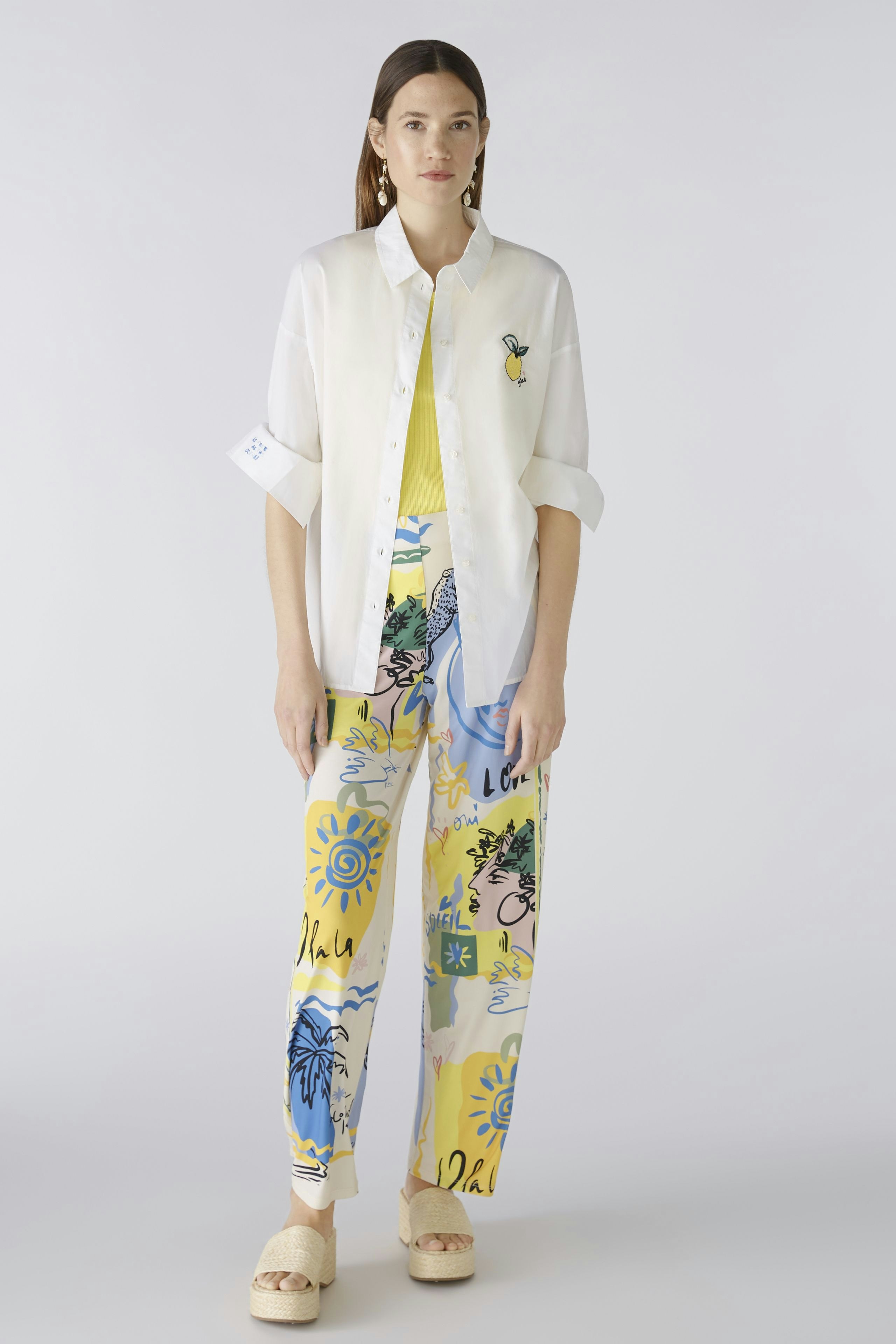 Bild 1 von Marlenehose - yellow blue in yellow blue | Oui