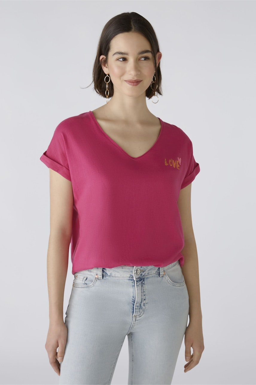 Bild 2 von T-shirt - pink in pink | Oui