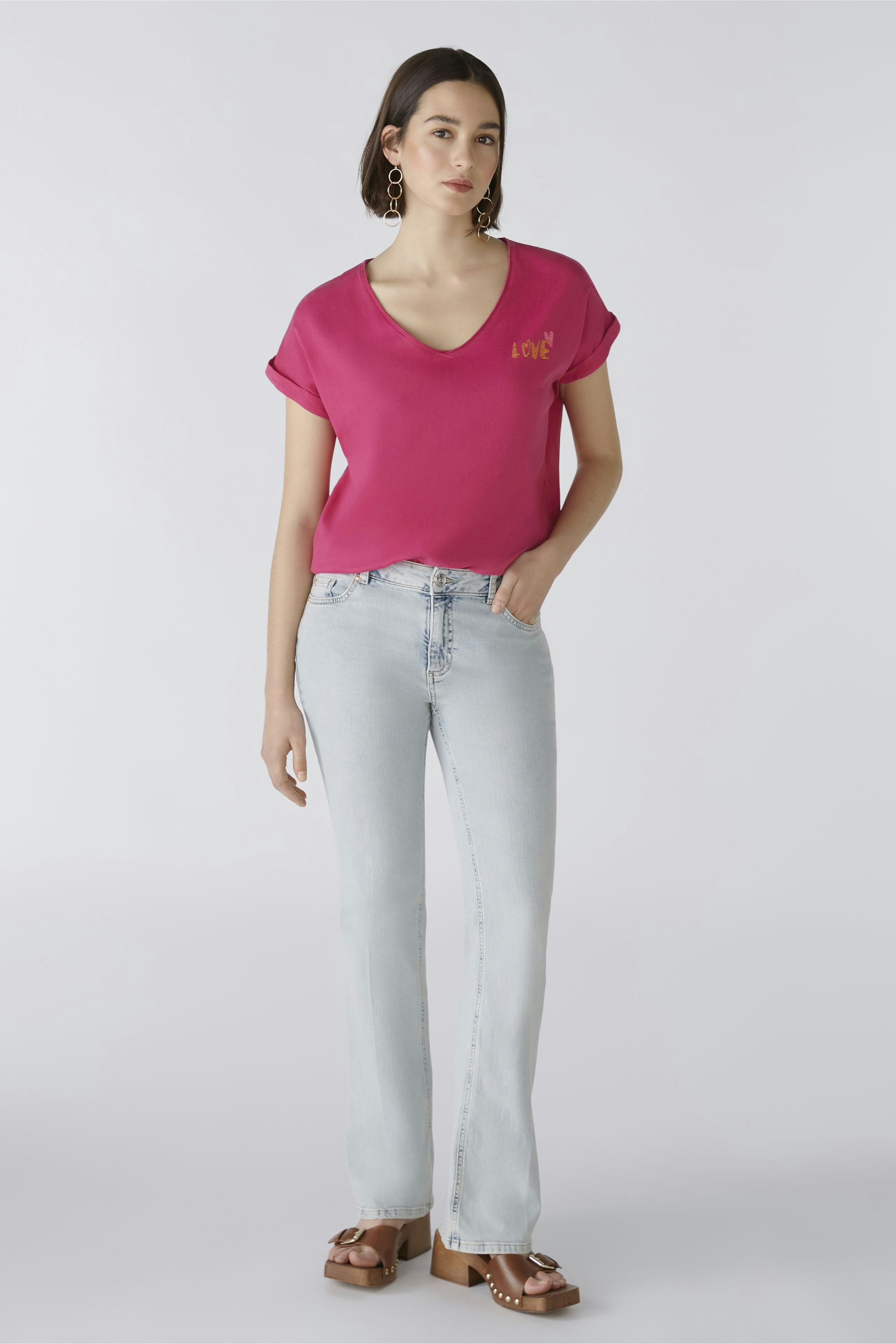 Bild 1 von T-shirt - pink in pink | Oui