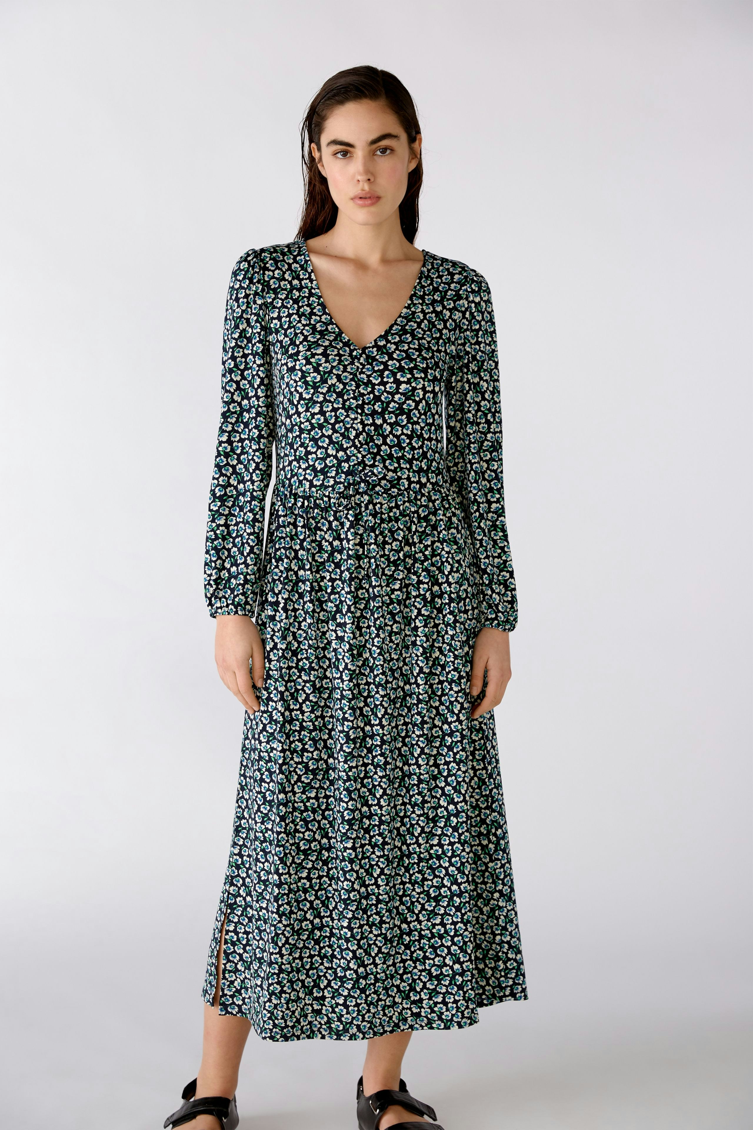 Bild 3 von Midi dress - dark blue white in dark blue white | Oui