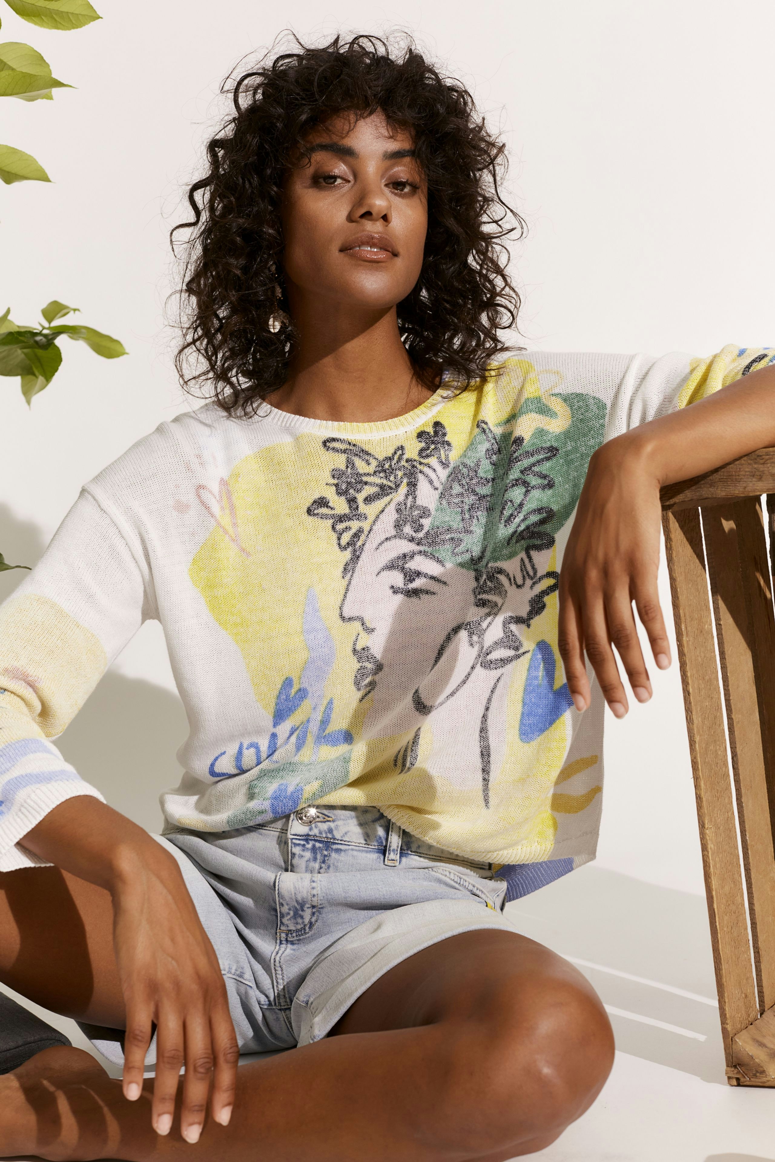 Bild 7 von Pullover - white yellow in white yellow | Oui