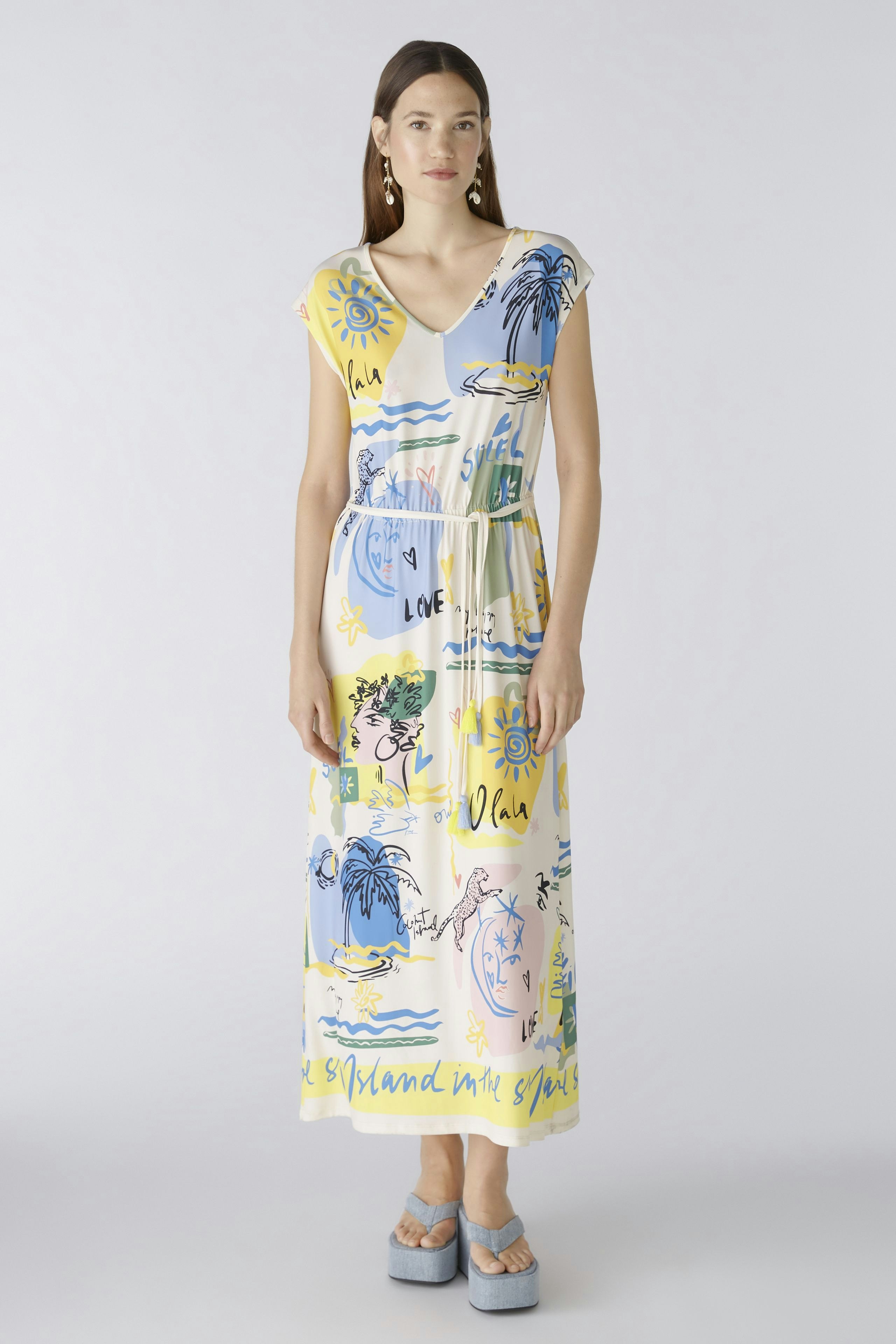 Bild 1 von Maxikleid - yellow blue in yellow blue | Oui