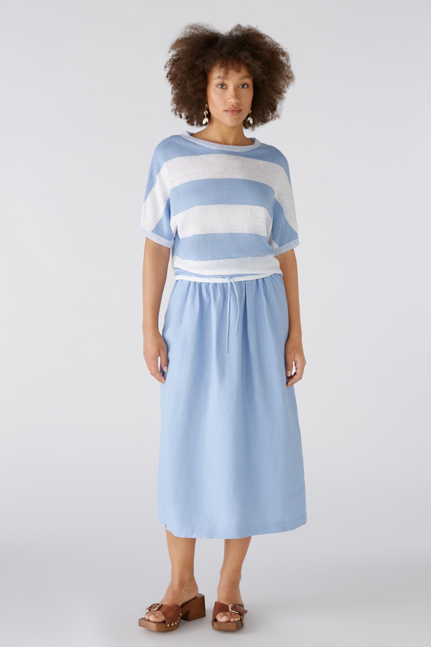 Bild 1 von Midi skirt - light blue in light blue | Oui