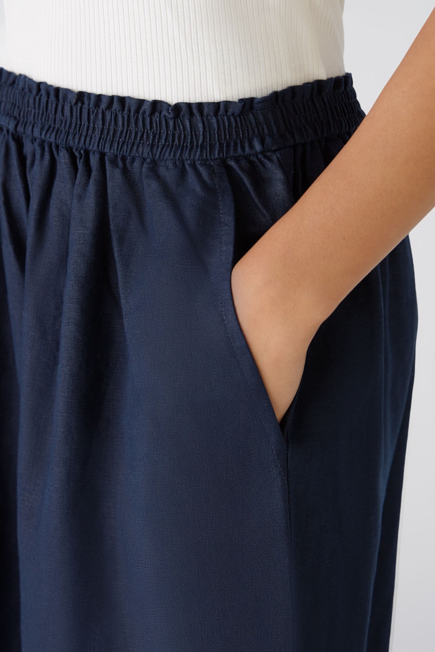 Bild 4 von Midi skirt - darkblue in darkblue | Oui