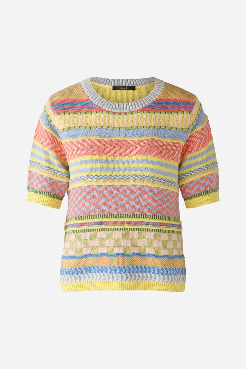 Bild 1 von Pullover - light blue yellow in light blue yellow | Oui