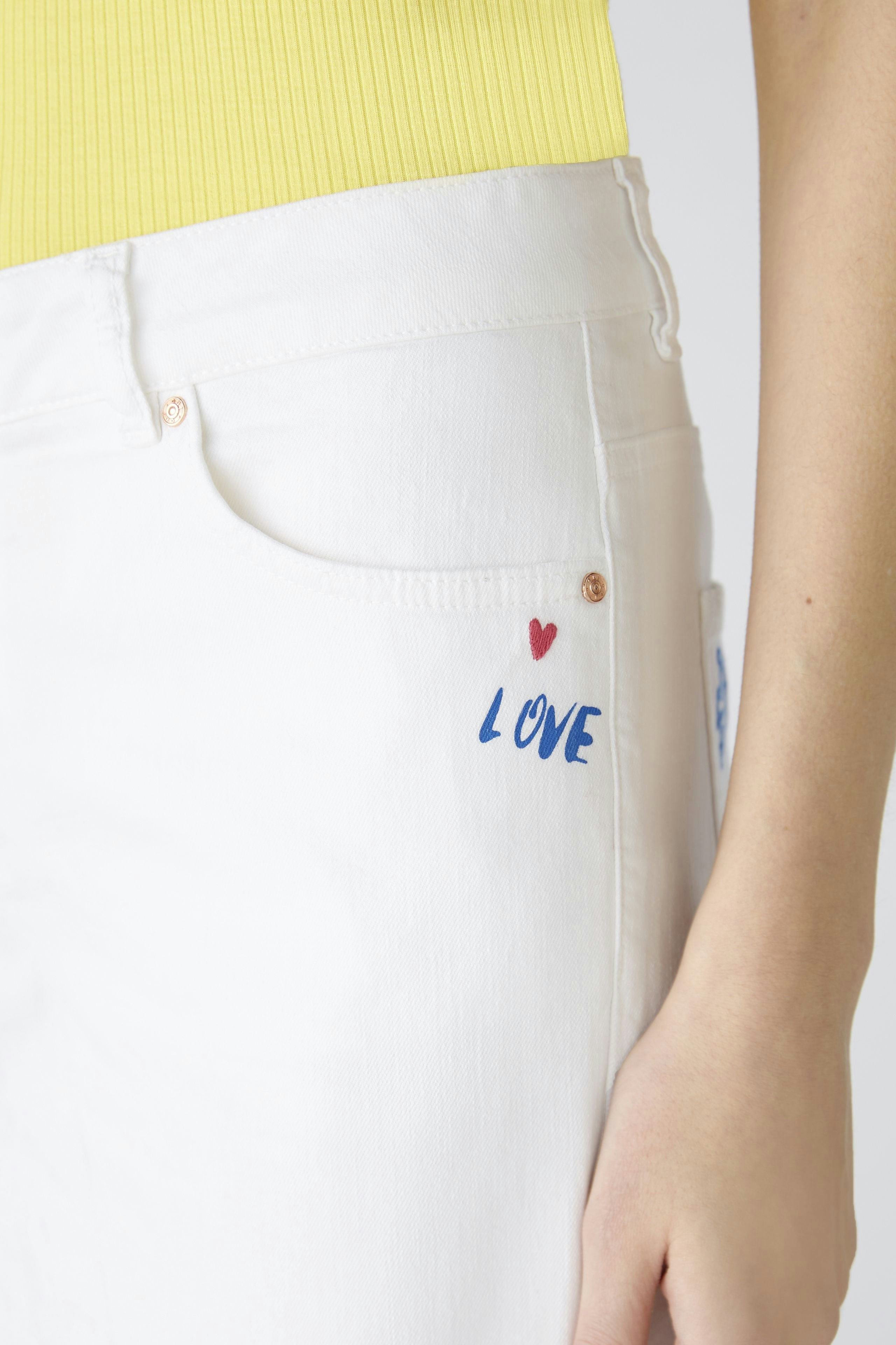 Bild 5 von WIDE LEG jeans - optic white in optic white | Oui