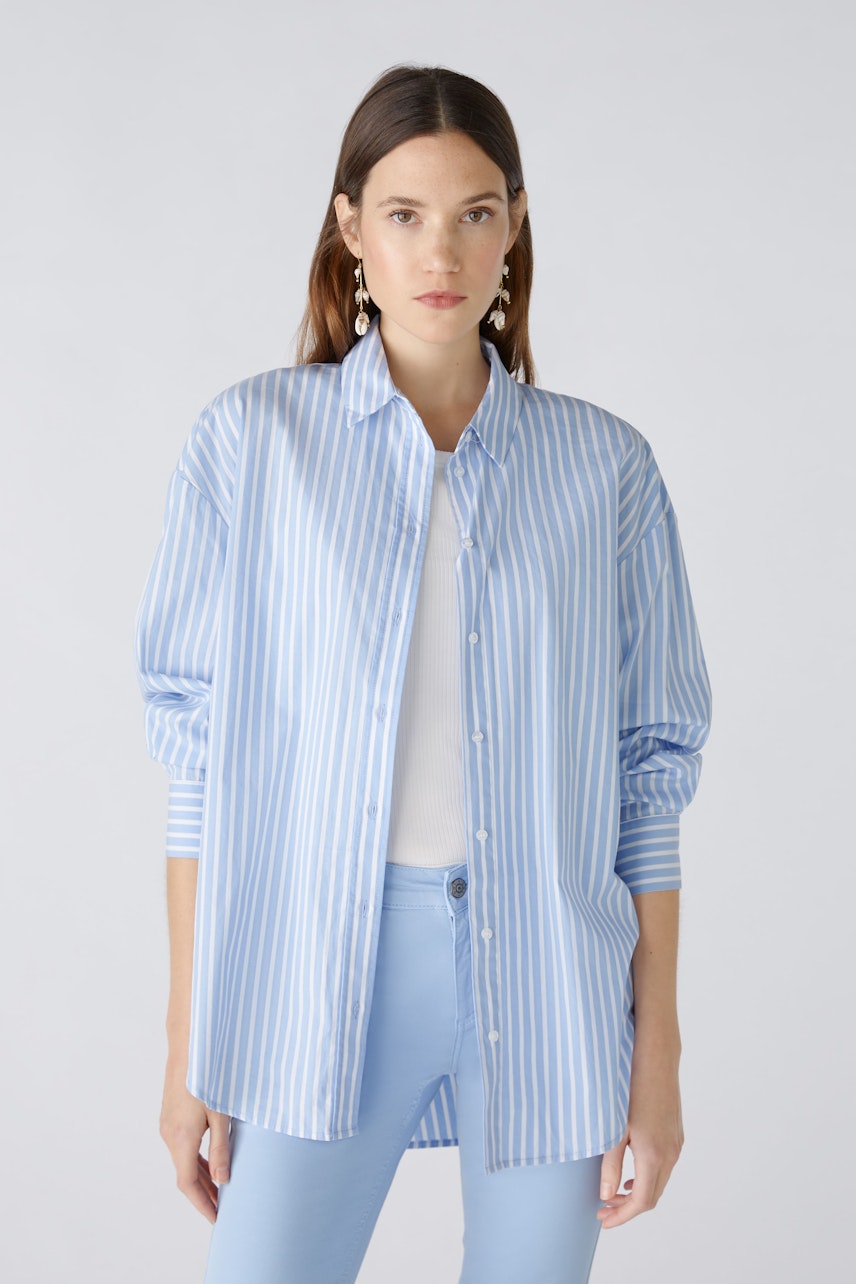 Bild 3 von Longblouse - light blue white in light blue white | Oui