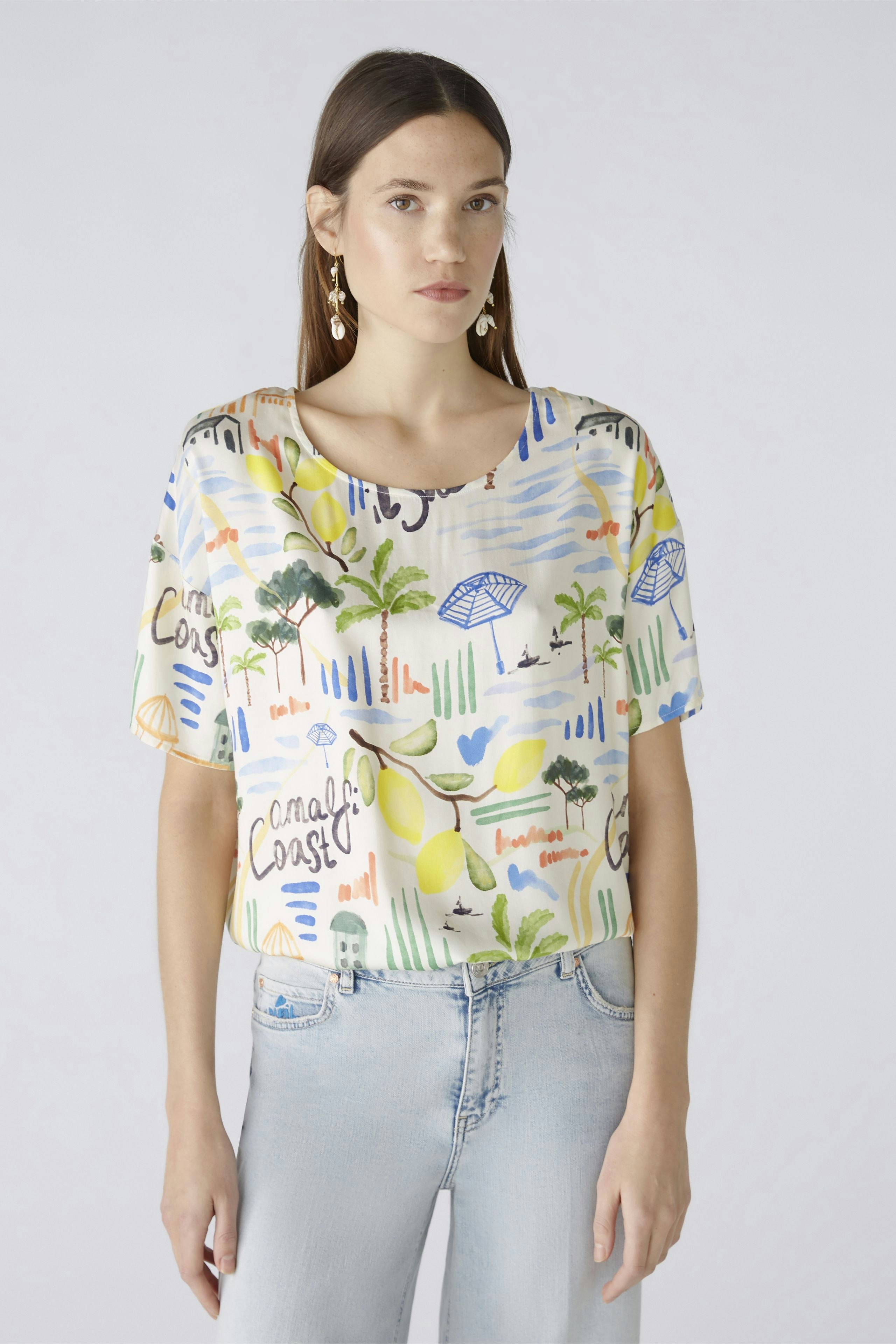 Bild 2 von Bluse - white blue in white blue | Oui