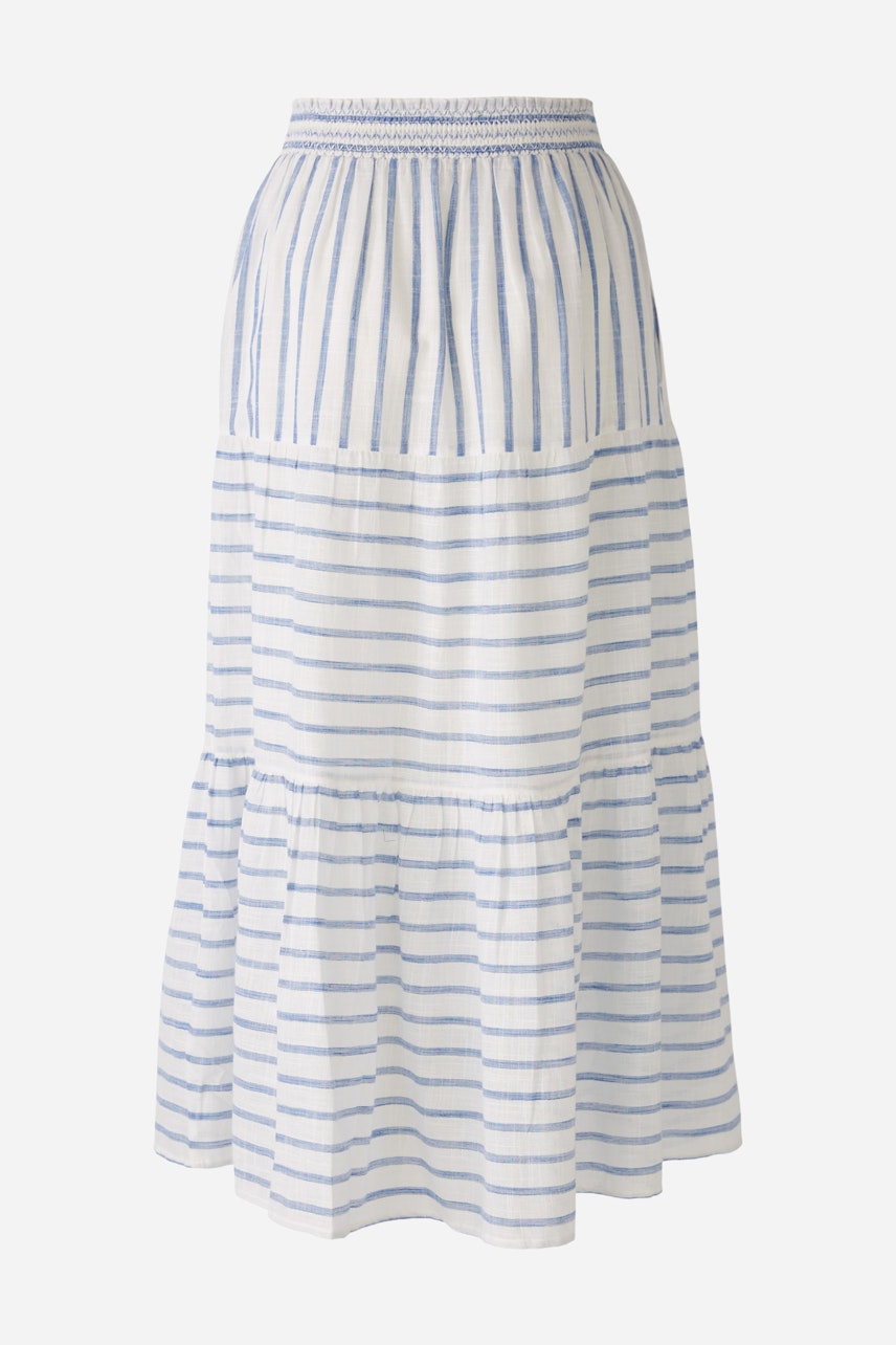 Bild 8 von Maxi skirt - white blue in white blue | Oui