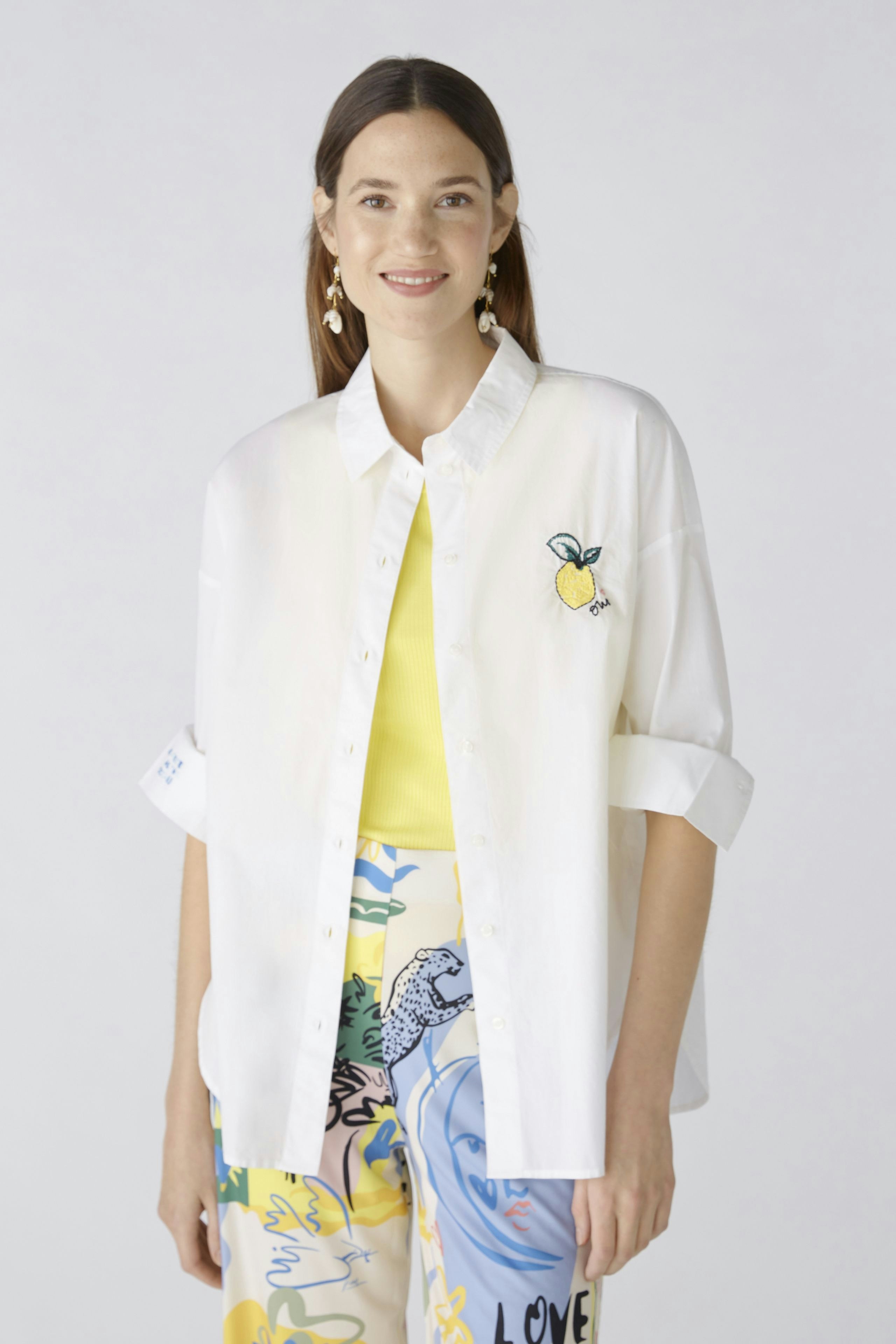 Bild 2 von Bluse - optic white in optic white | Oui