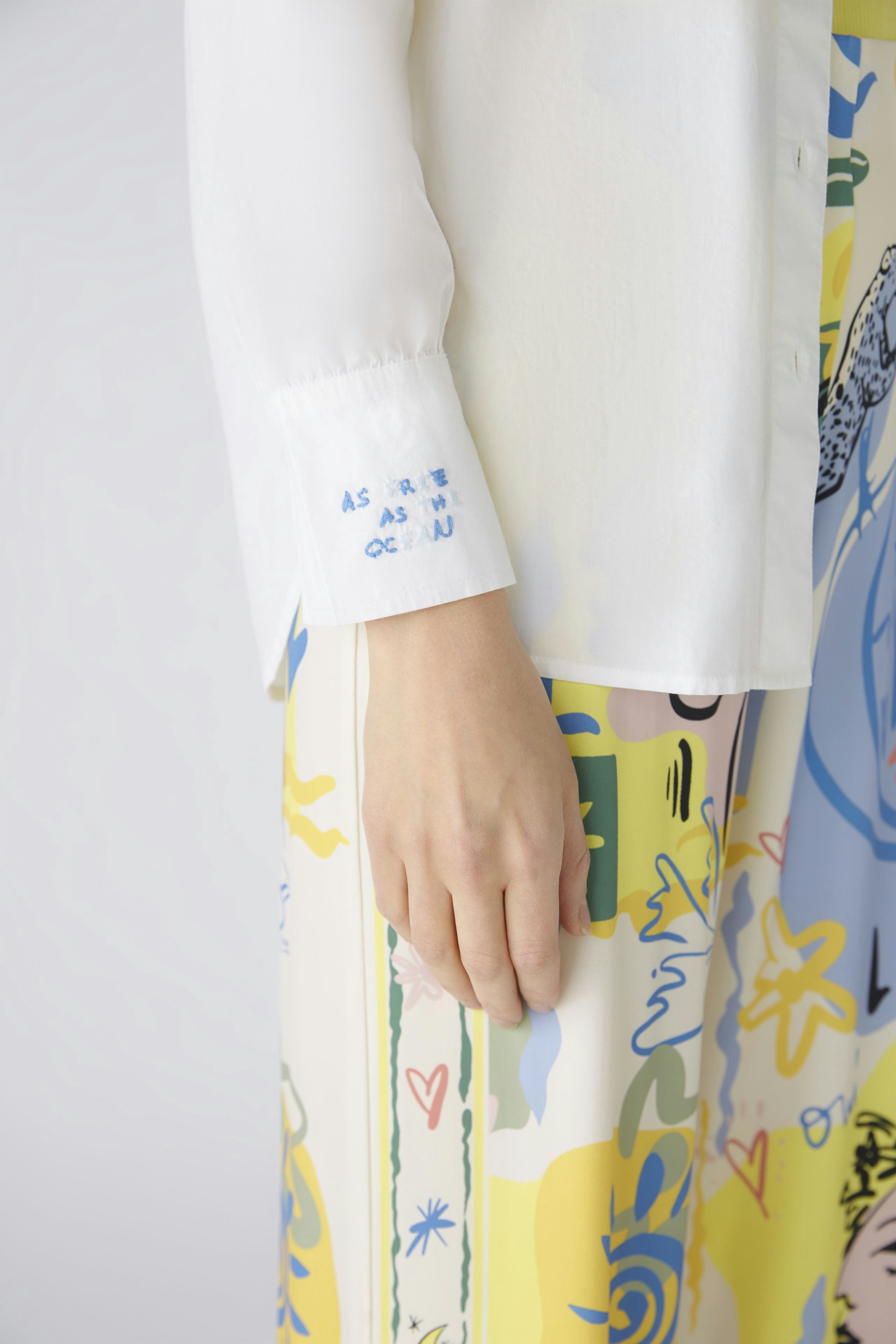 Bild 4 von Bluse - optic white in optic white | Oui