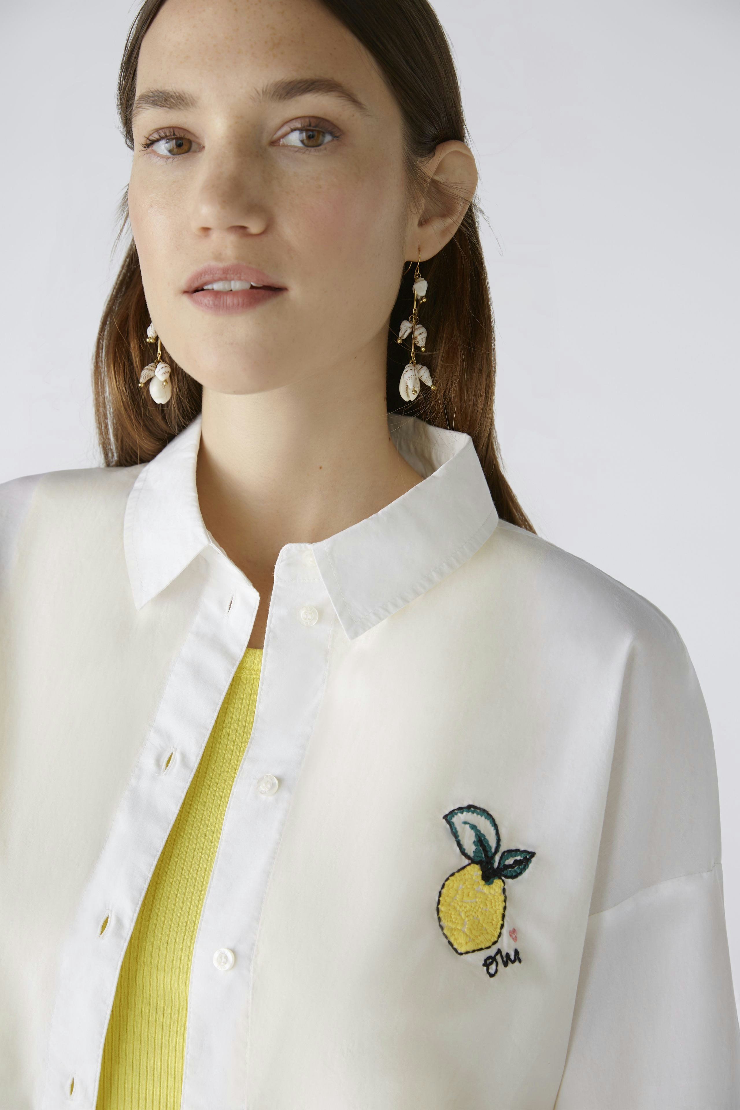 Bild 6 von Bluse - optic white in optic white | Oui