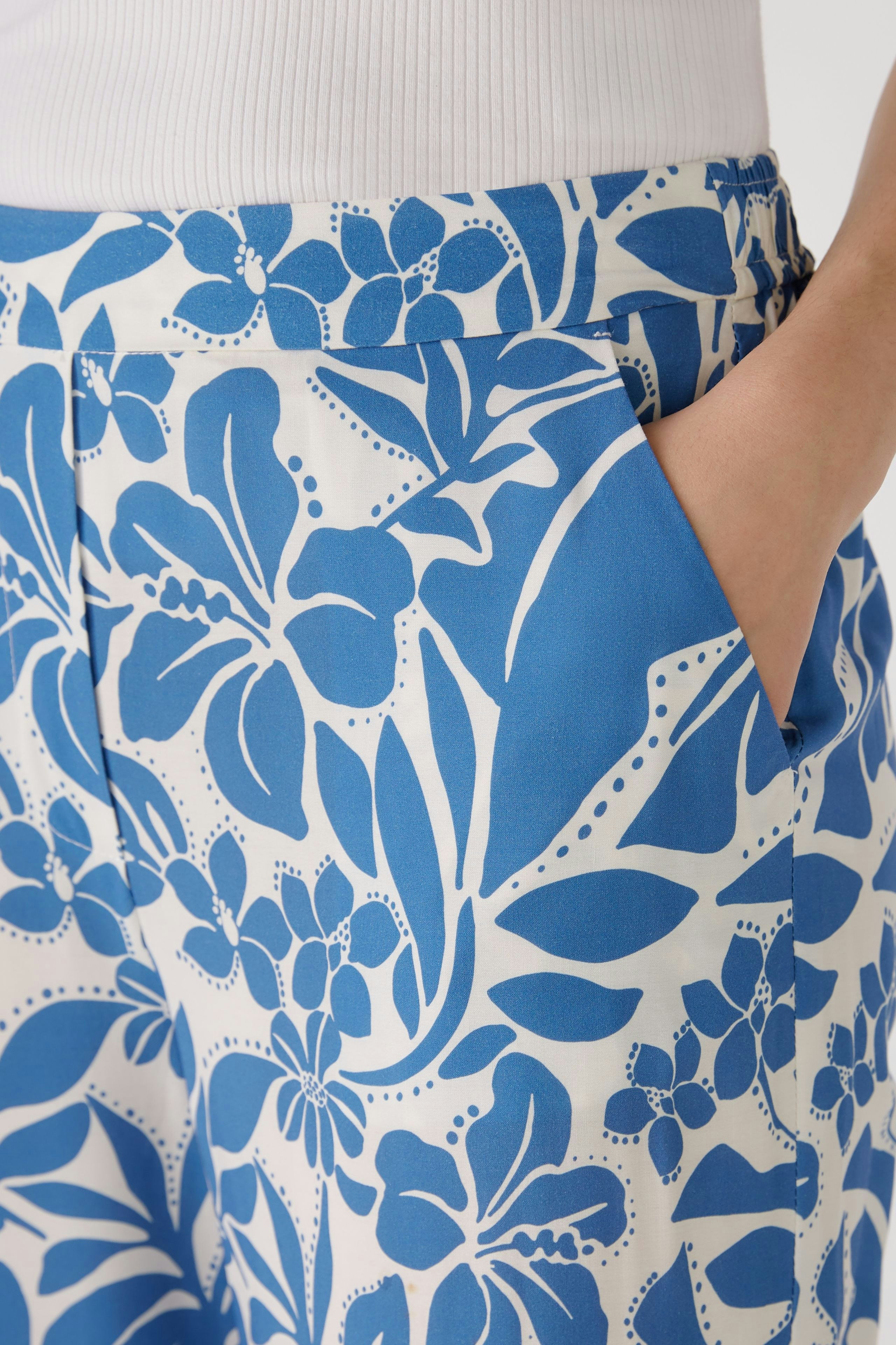 Bild 4 von Trousers - blue white in blue white | Oui