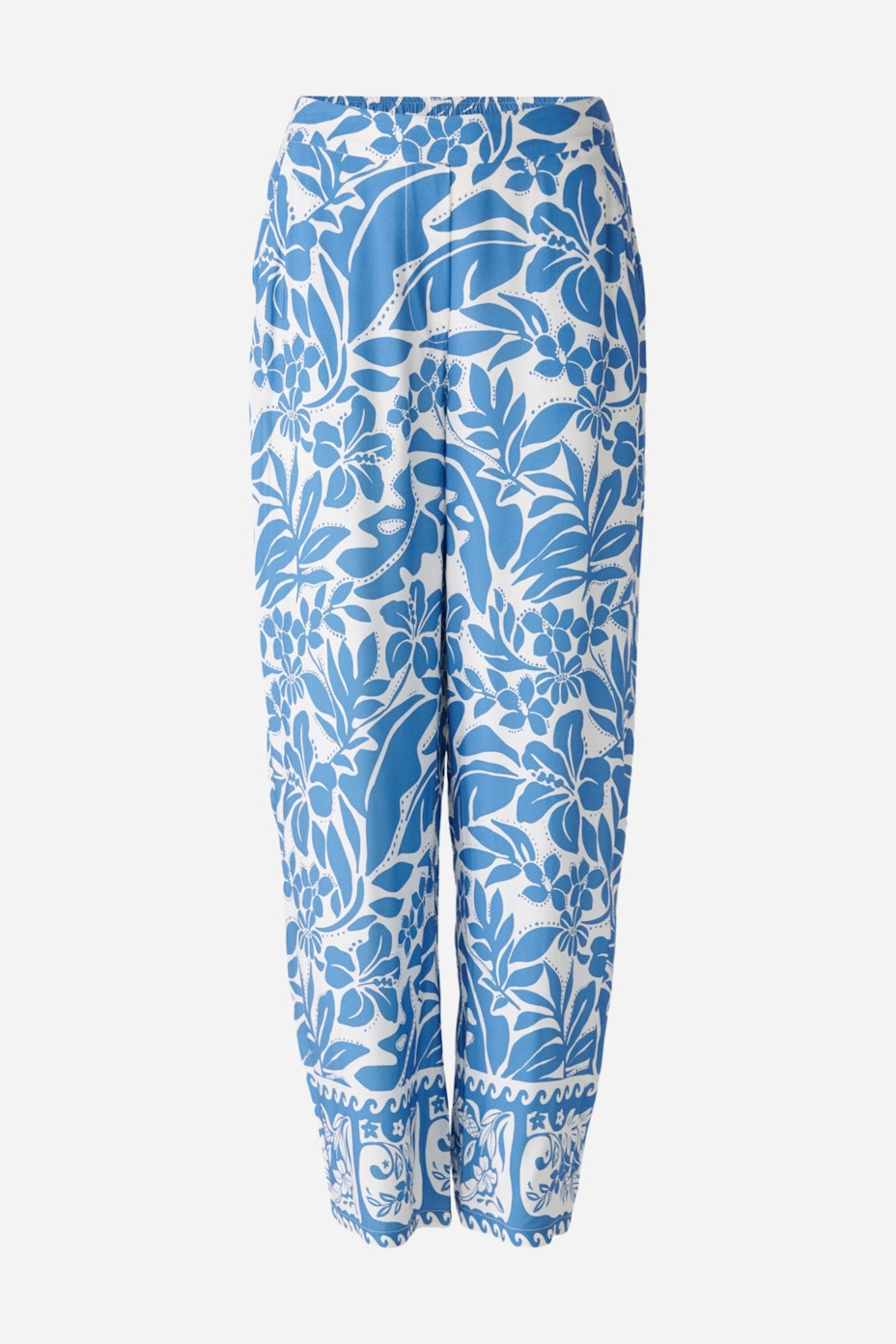 Trousers - blue white