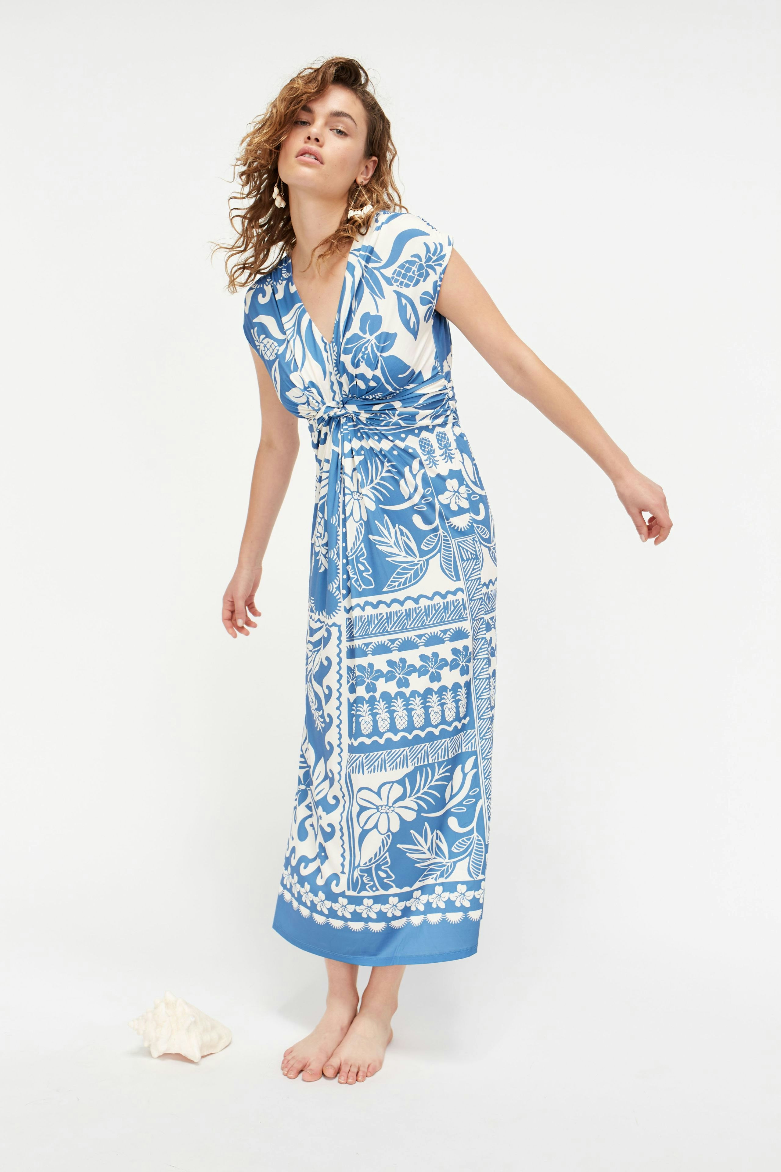 Bild 6 von Maxikleid - blue white in blue white | Oui