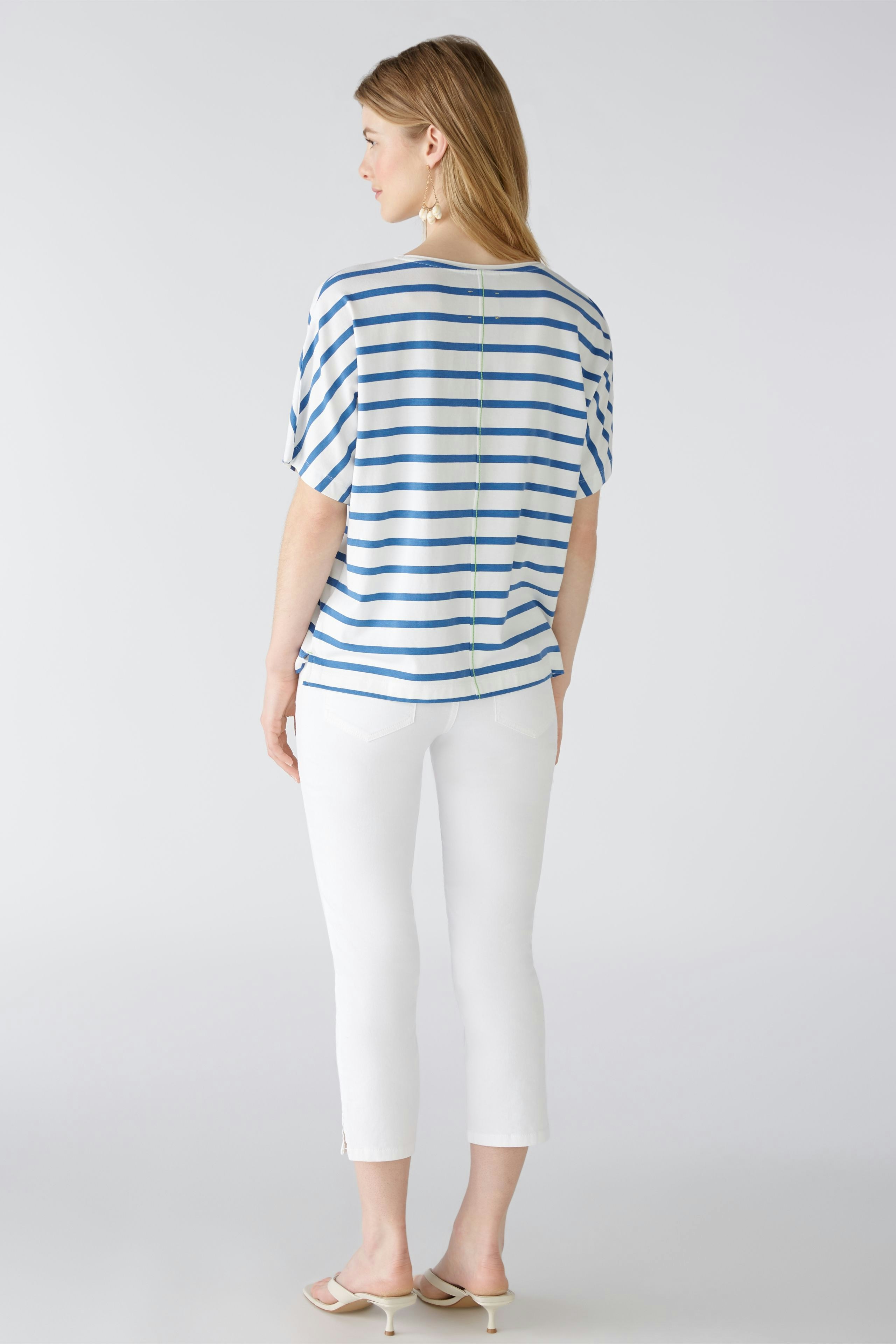 Bild 3 von T-shirt - white blue in white blue | Oui