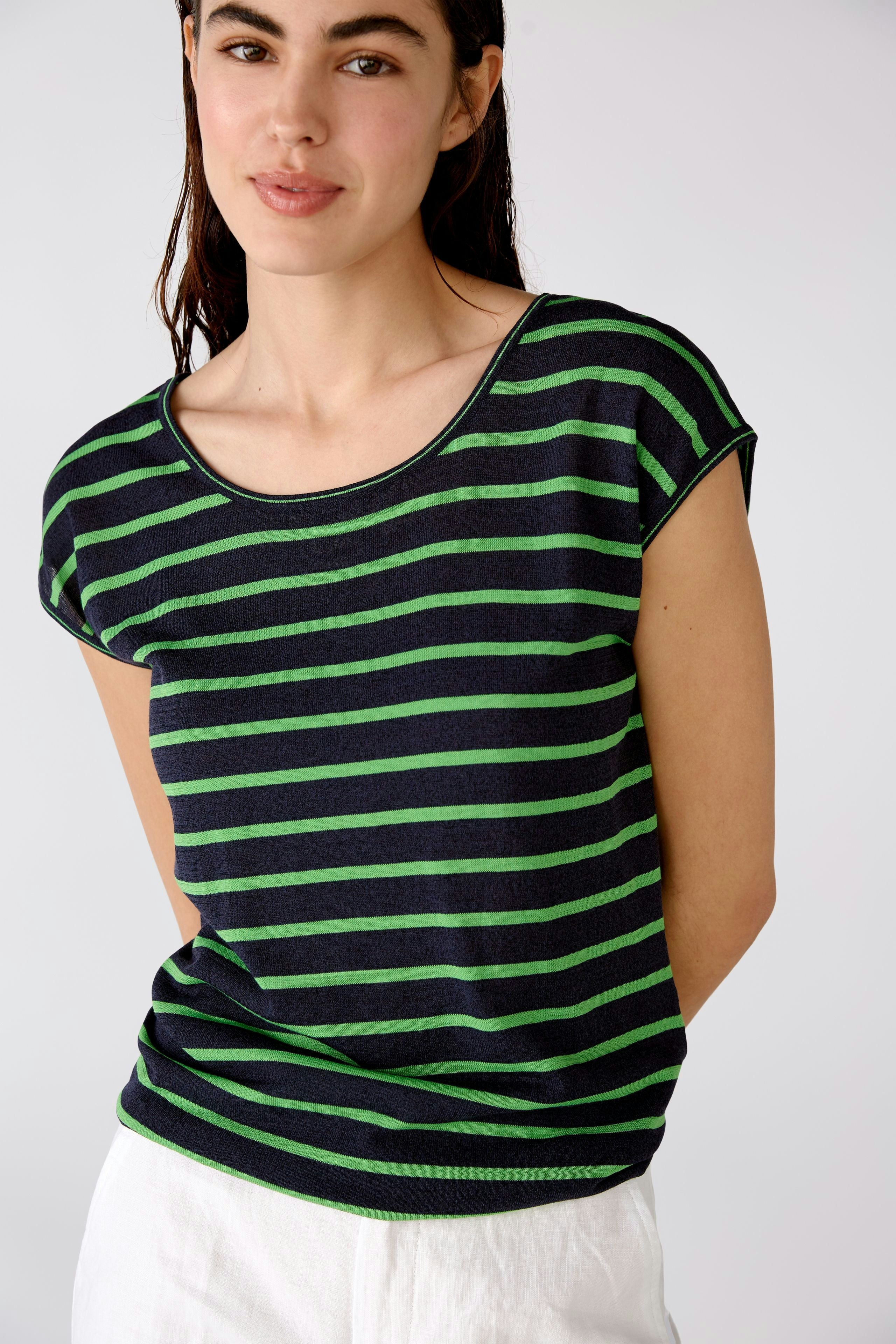 Bild 5 von Kurzarmpullover - dark blue green in dark blue green | Oui