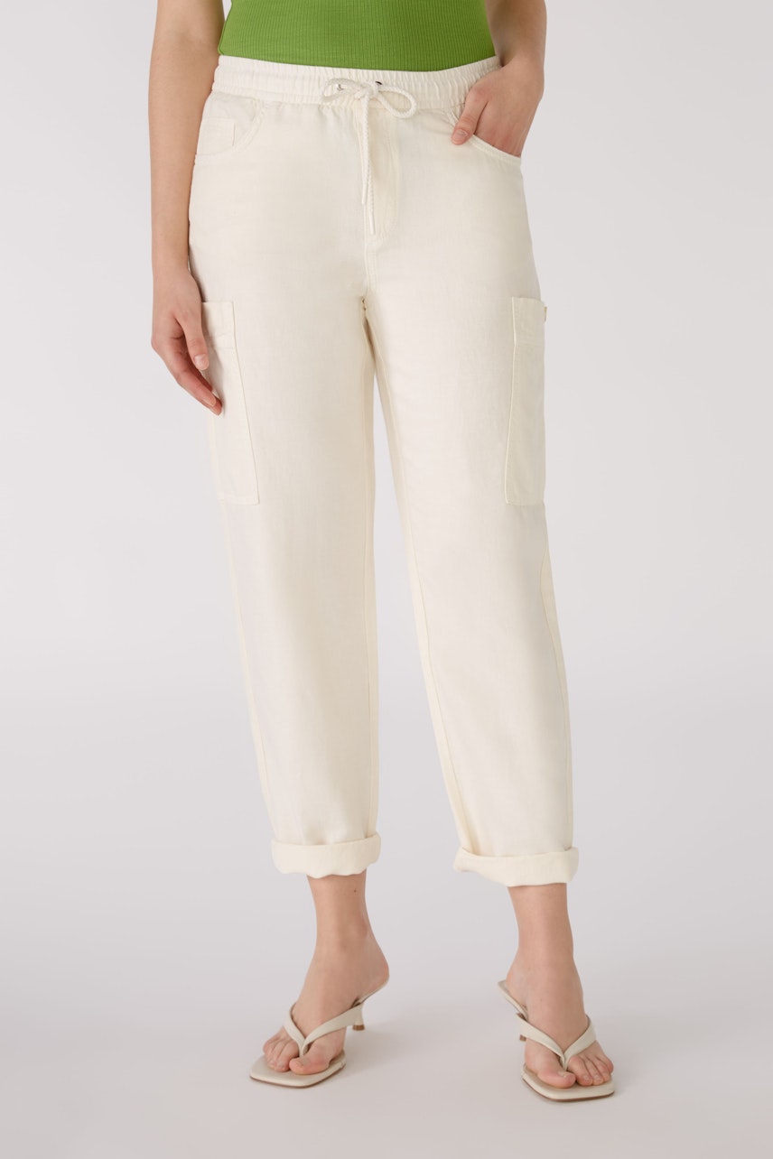 Bild 2 von Cargo trousers - eggnog in eggnog | Oui