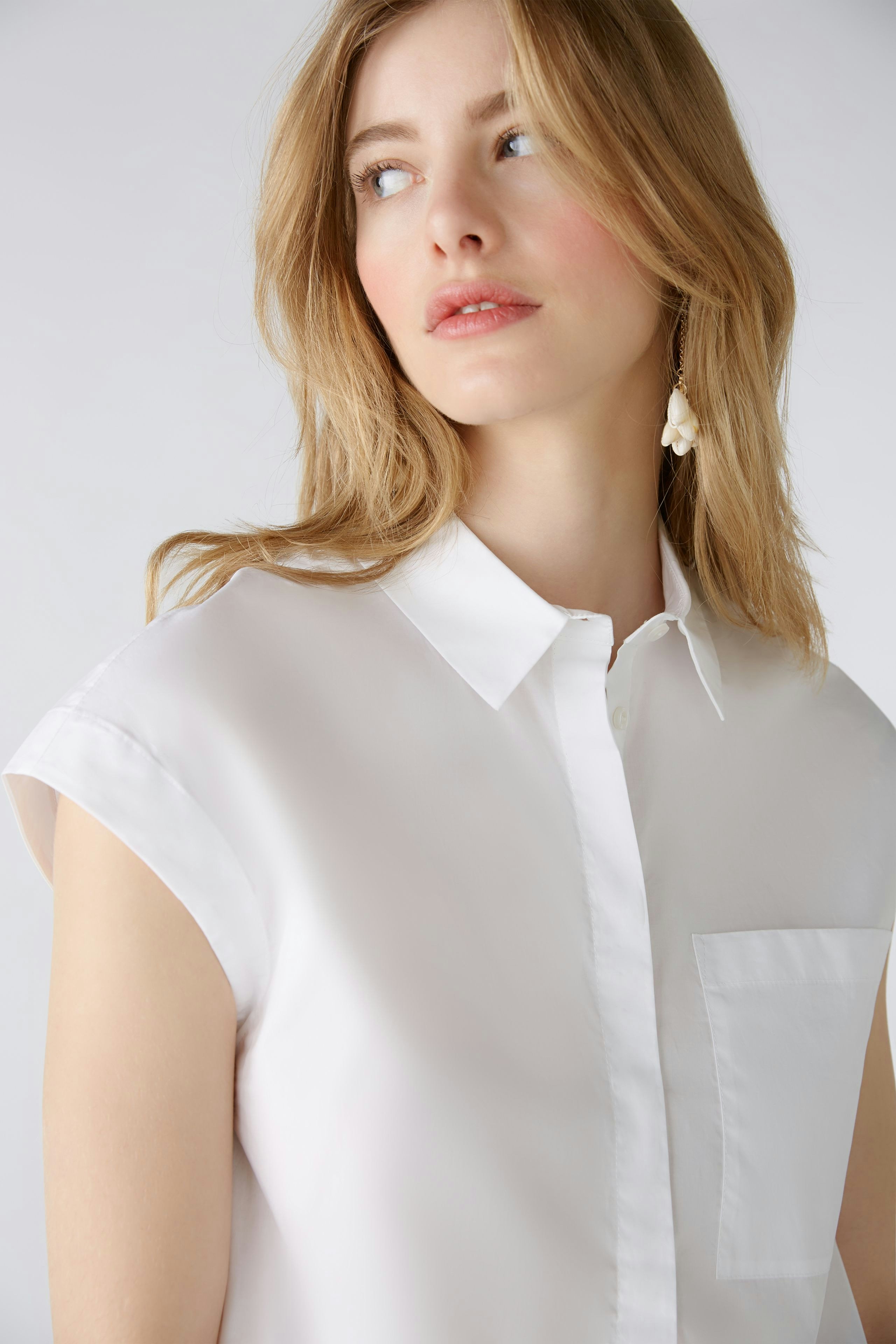 Bild 4 von Blouse - optic white in optic white | Oui