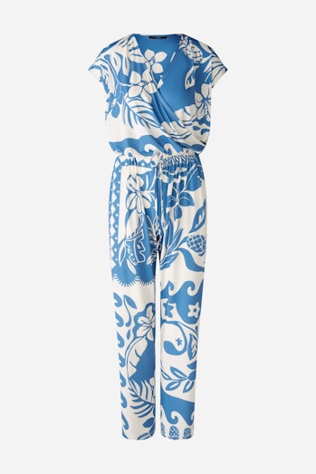 Jumpsuit - blue white