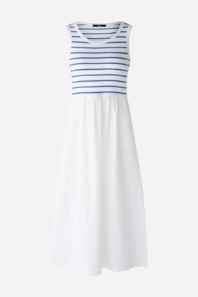 Midi dress - white blue