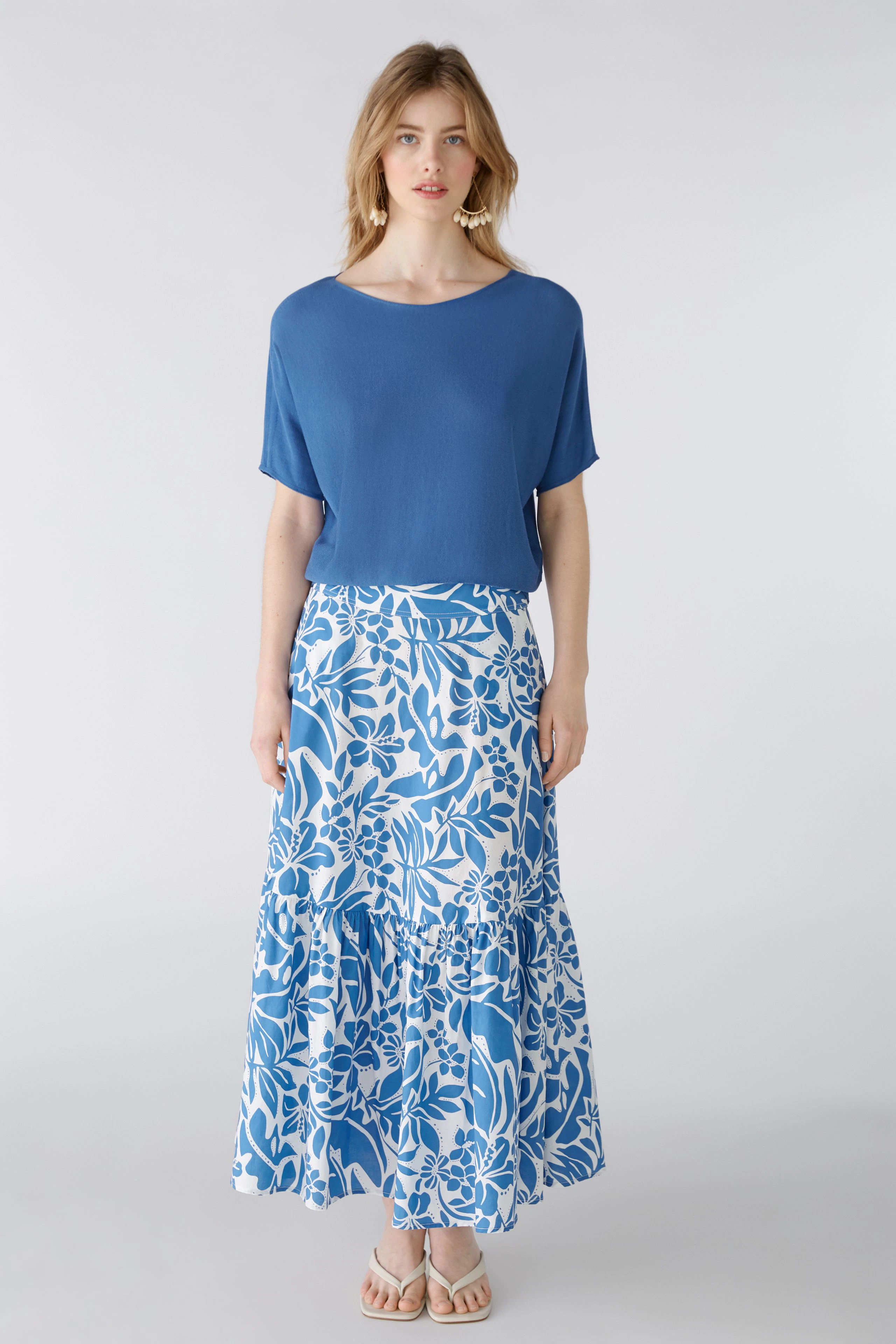 Image 2 of pullover - bright cobalt in bright cobalt | Oui