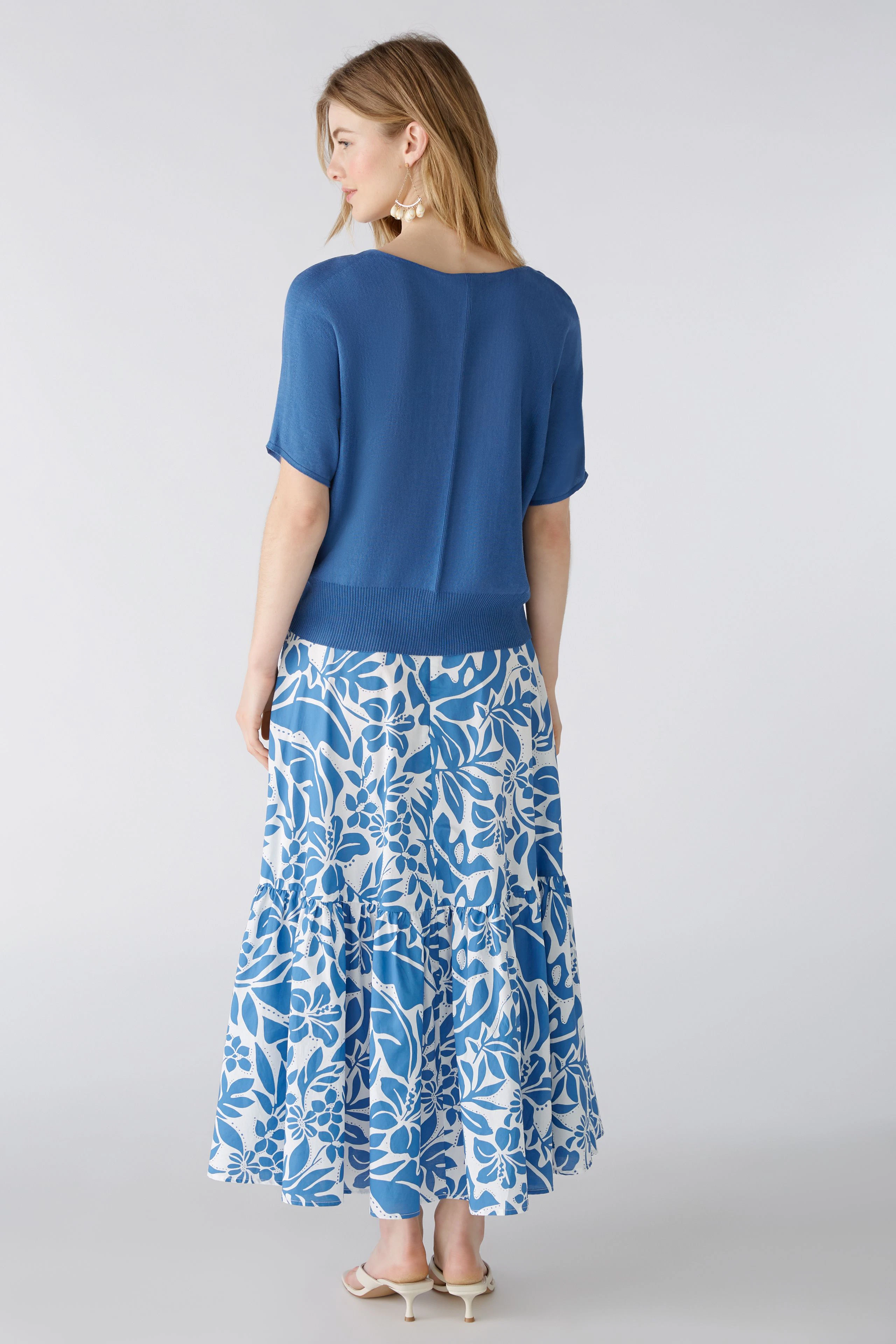 Image 3 of pullover - bright cobalt in bright cobalt | Oui